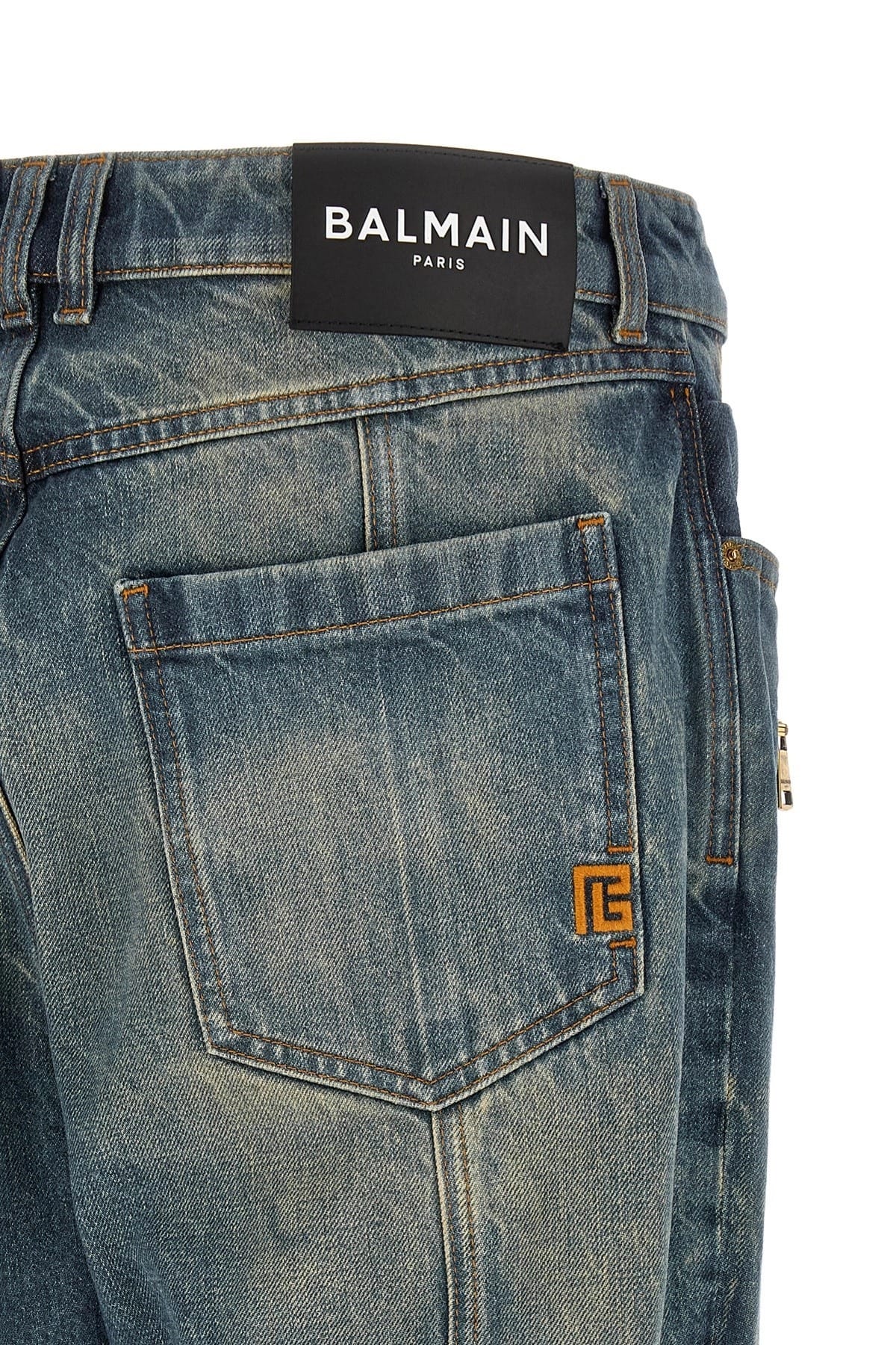 Balmain Biker Straight Leg Jeans | Sendegaro ZA