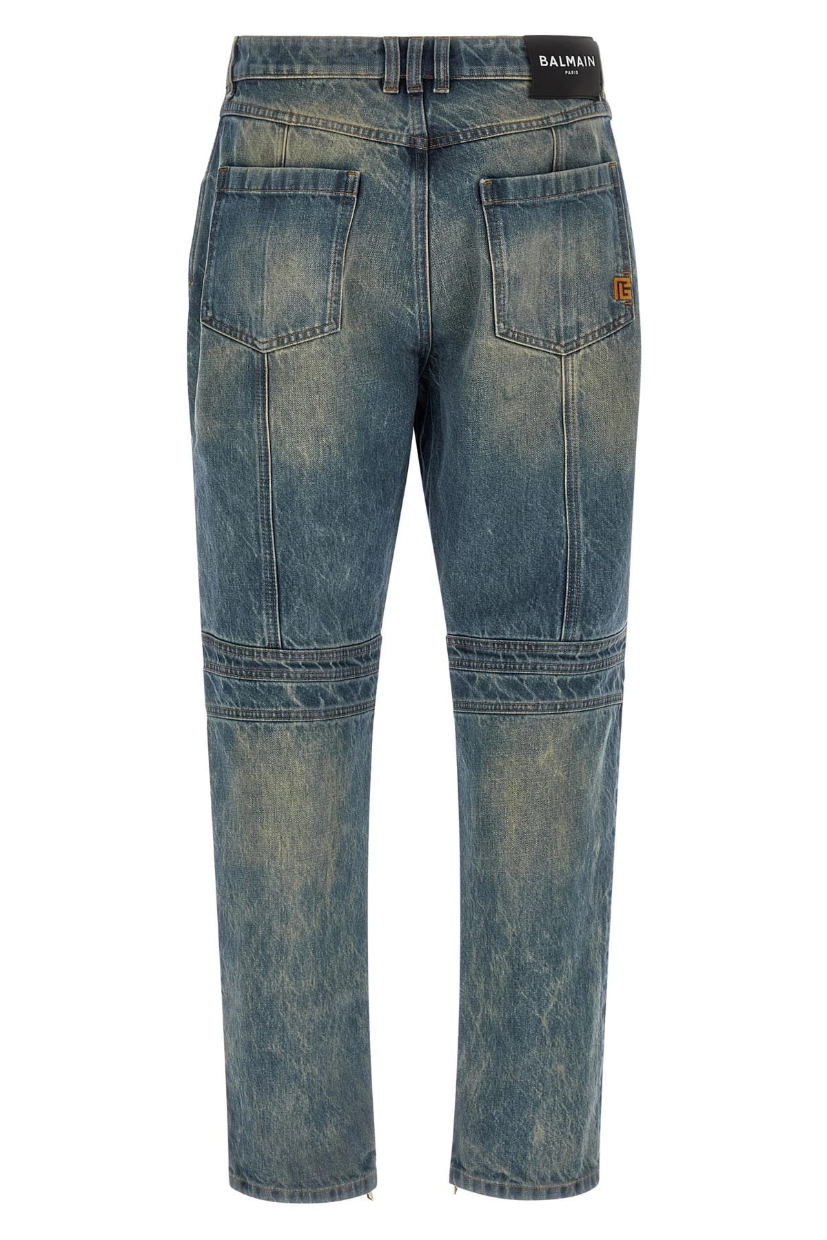 Balmain Balmain Biker Straight Leg Jeans