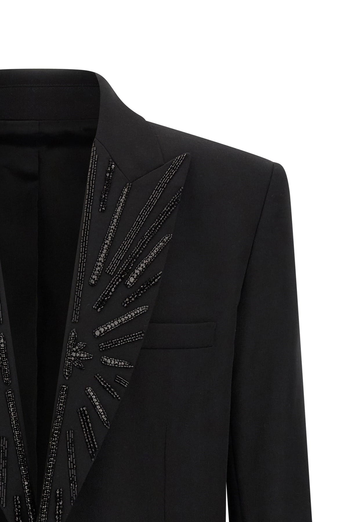Balmain Balmain Black Crystal Blazer