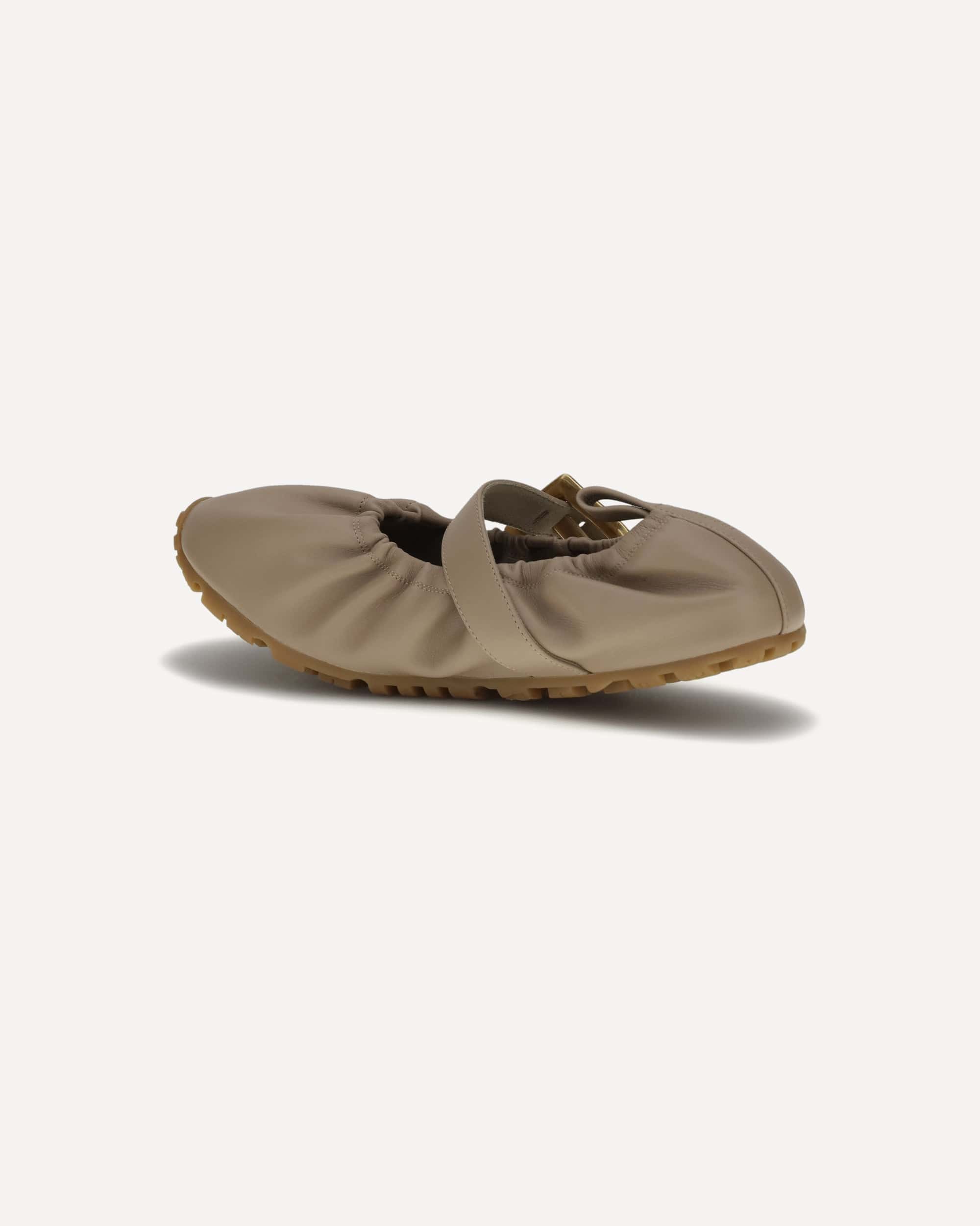 Balmain Balmain Buckle Strap Ballerinas Flats