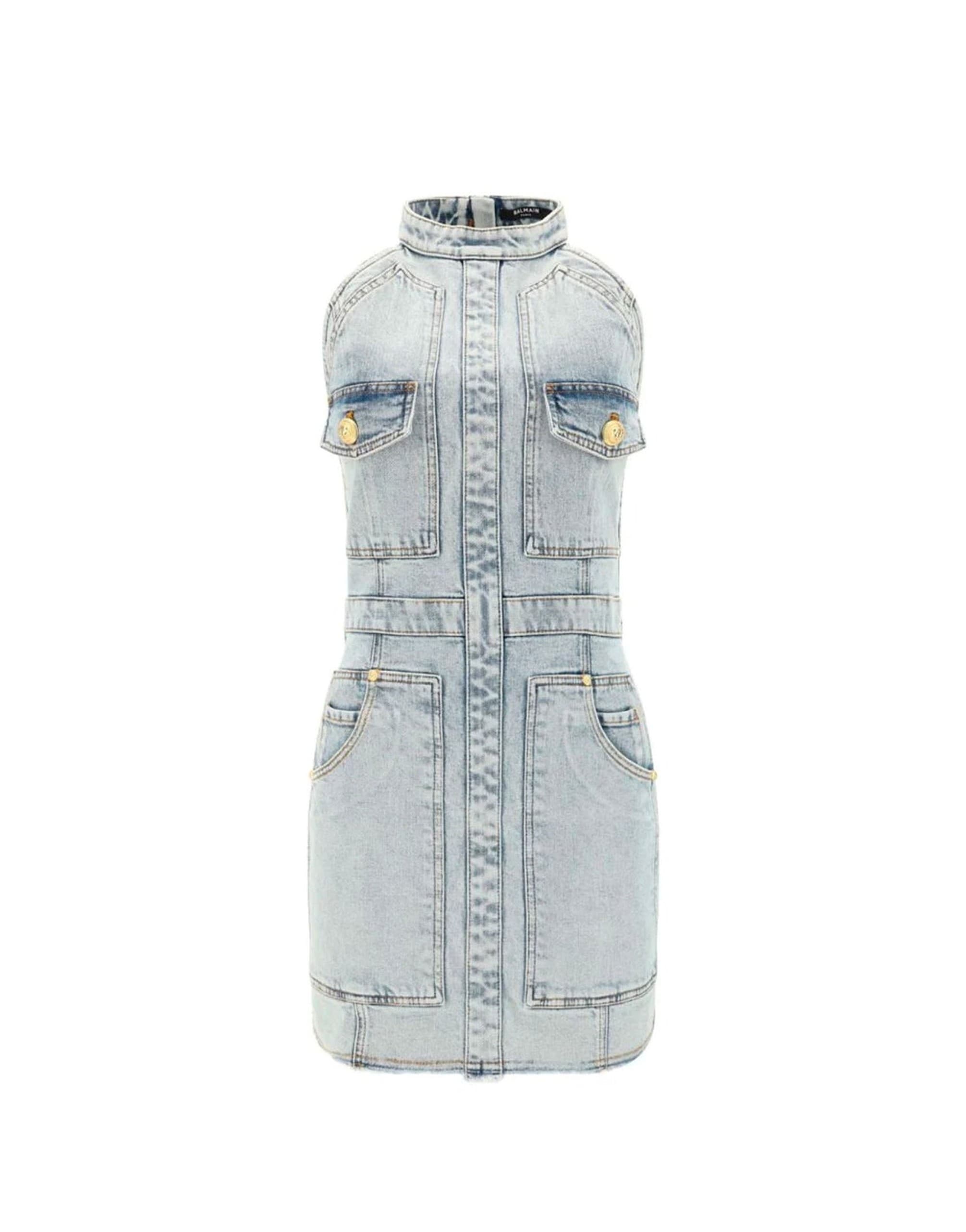 Balmain Denim Mini Dress
