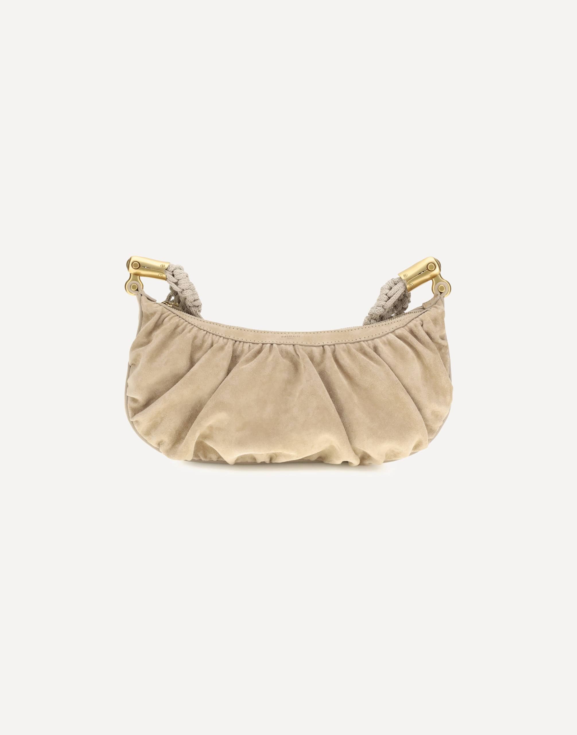 Balmain Ebane Semi-Circular Shoulder Bag