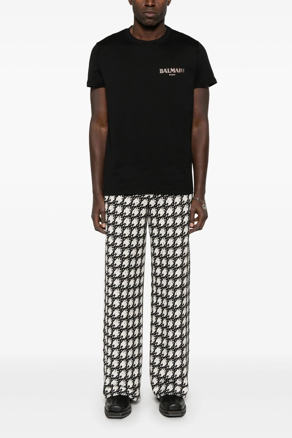 Balmain Balmain Embossed Vintage Logo T-Shirt