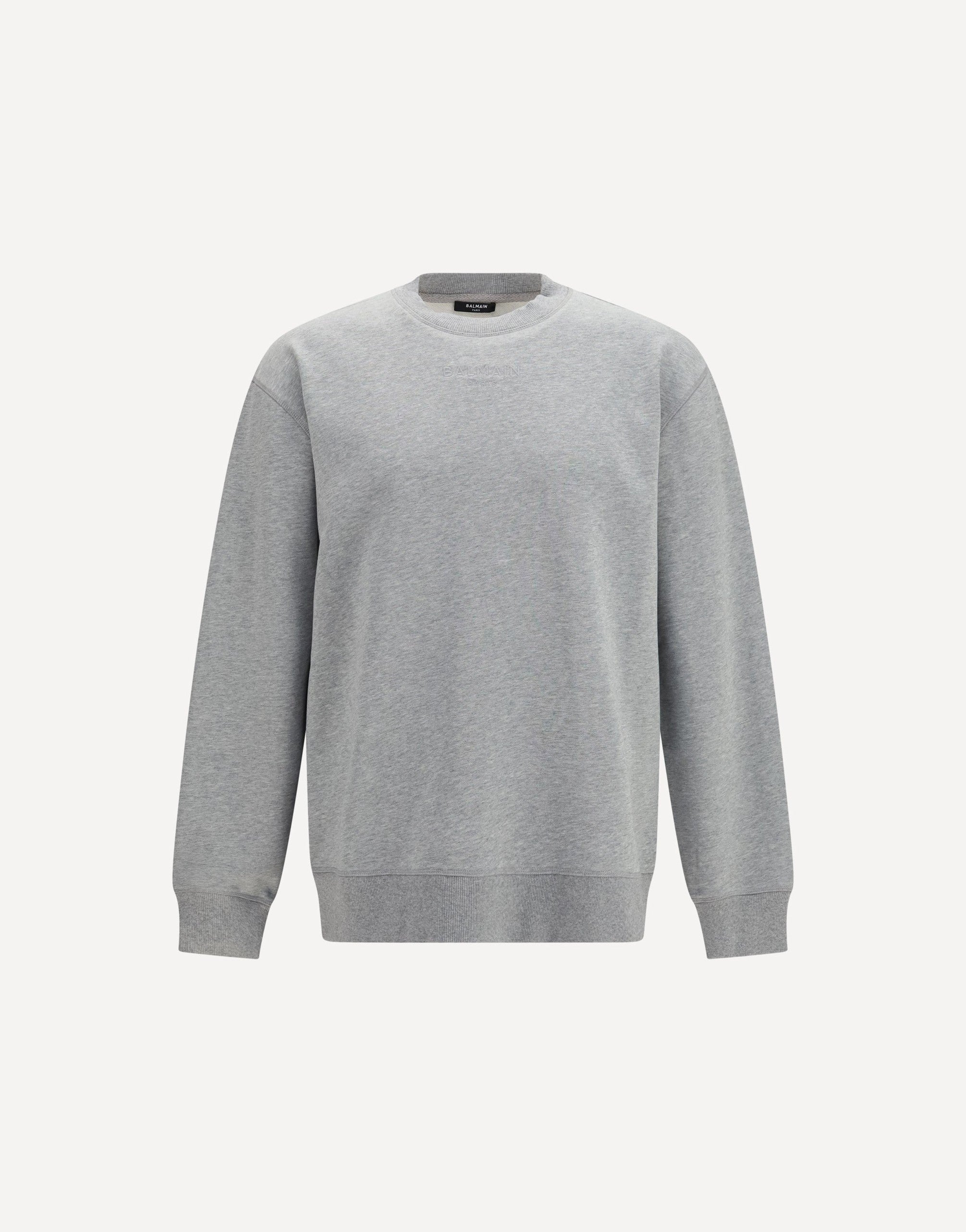 Balmain Embroidered Logo Crewneck Sweatshirt