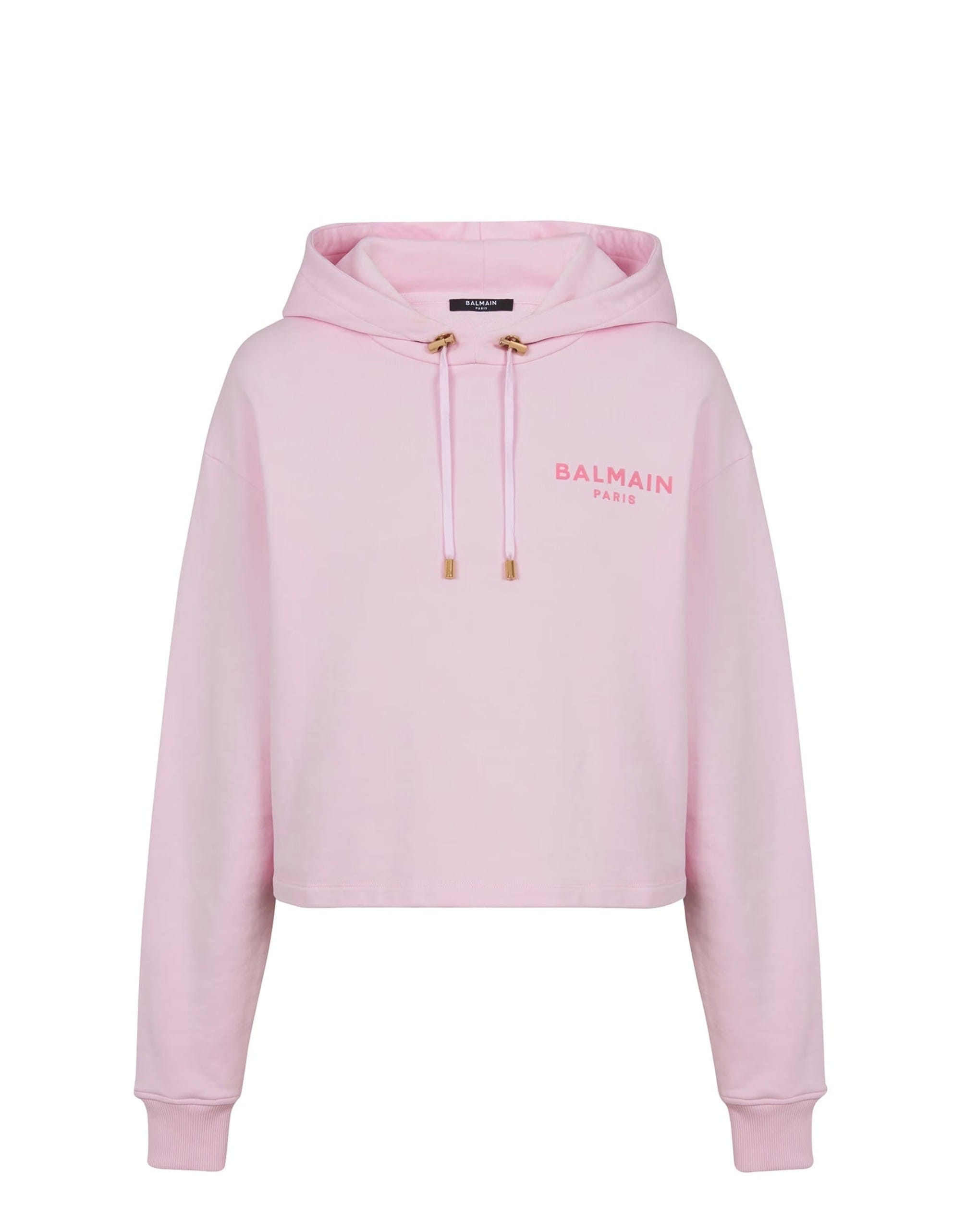 Balmain Flocked Paris Sweatshirt Hoodie