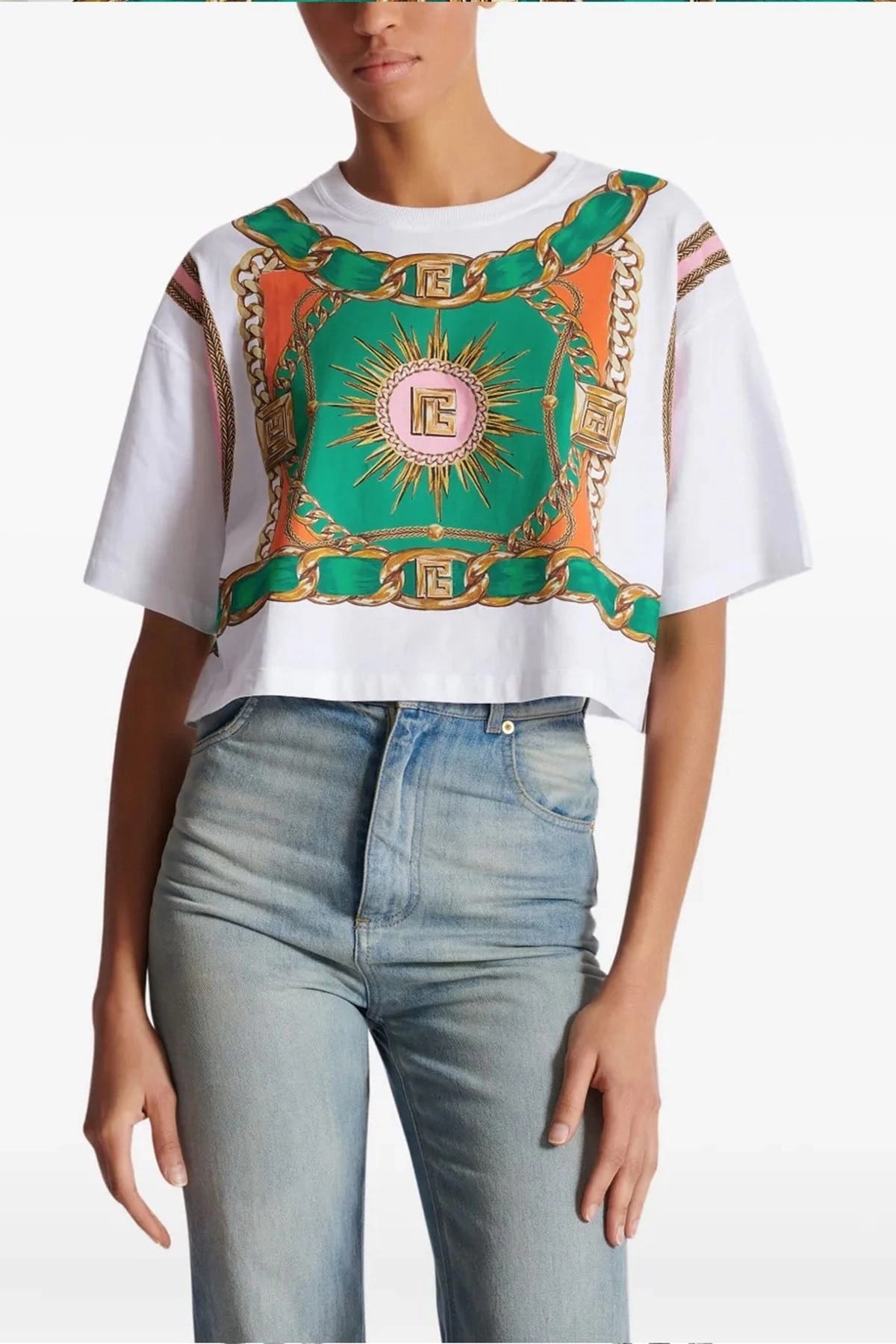 Balmain 푸울라르 프린트 티셔츠 - alternate view