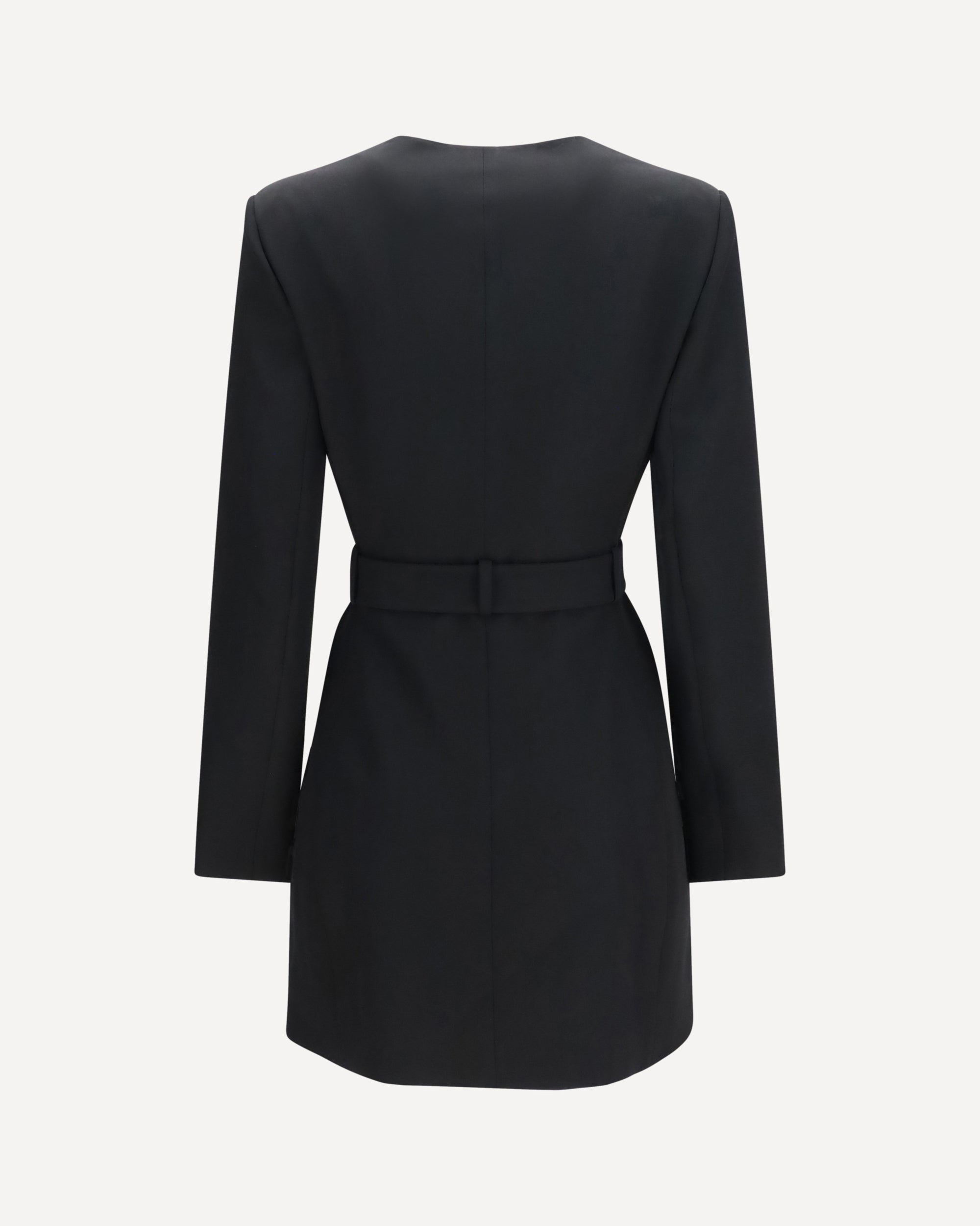 Balmain Balmain Grain De Poudre Blazer With Belt