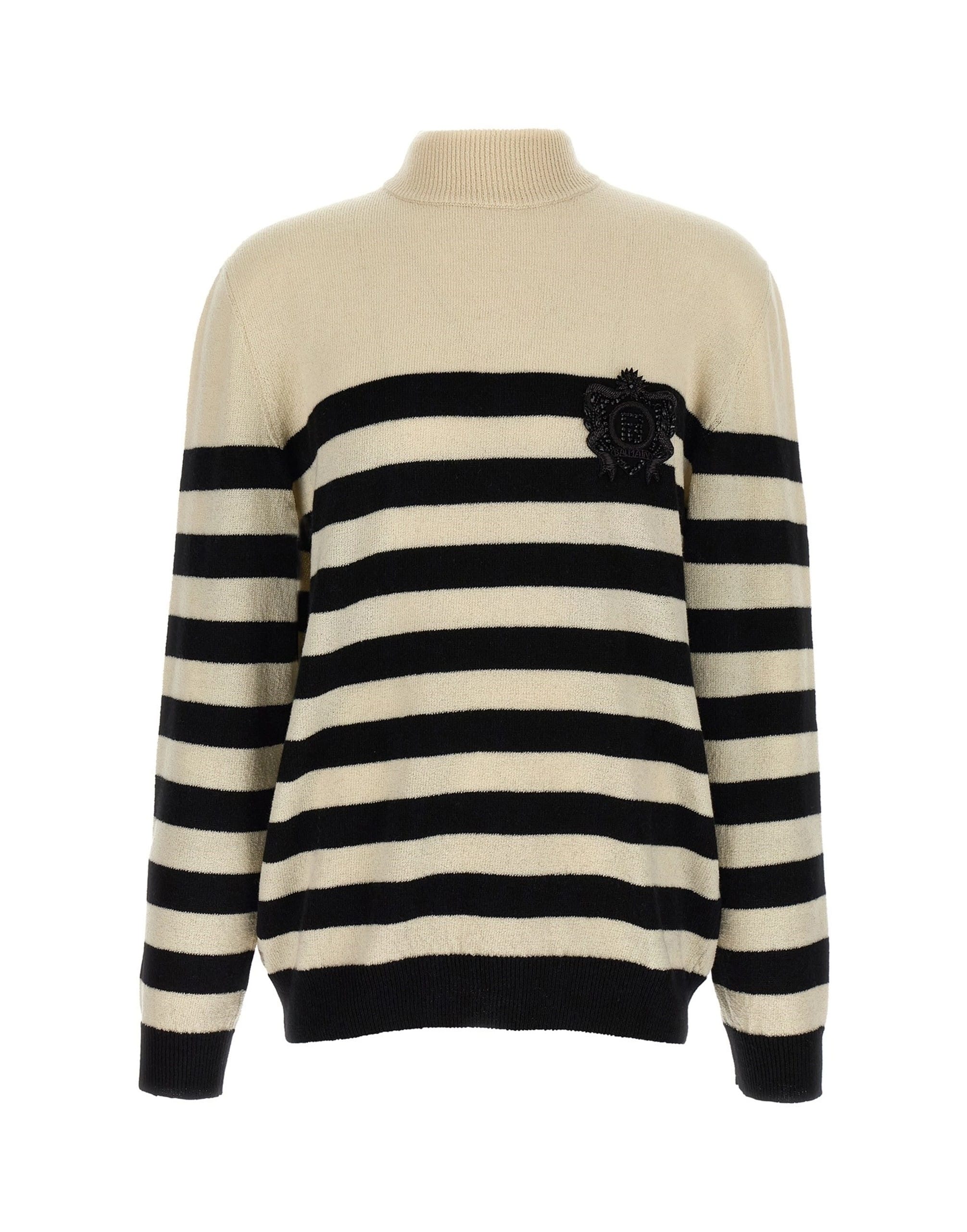 Balmain Balmain Jewel Embroidered Marinière Sweater