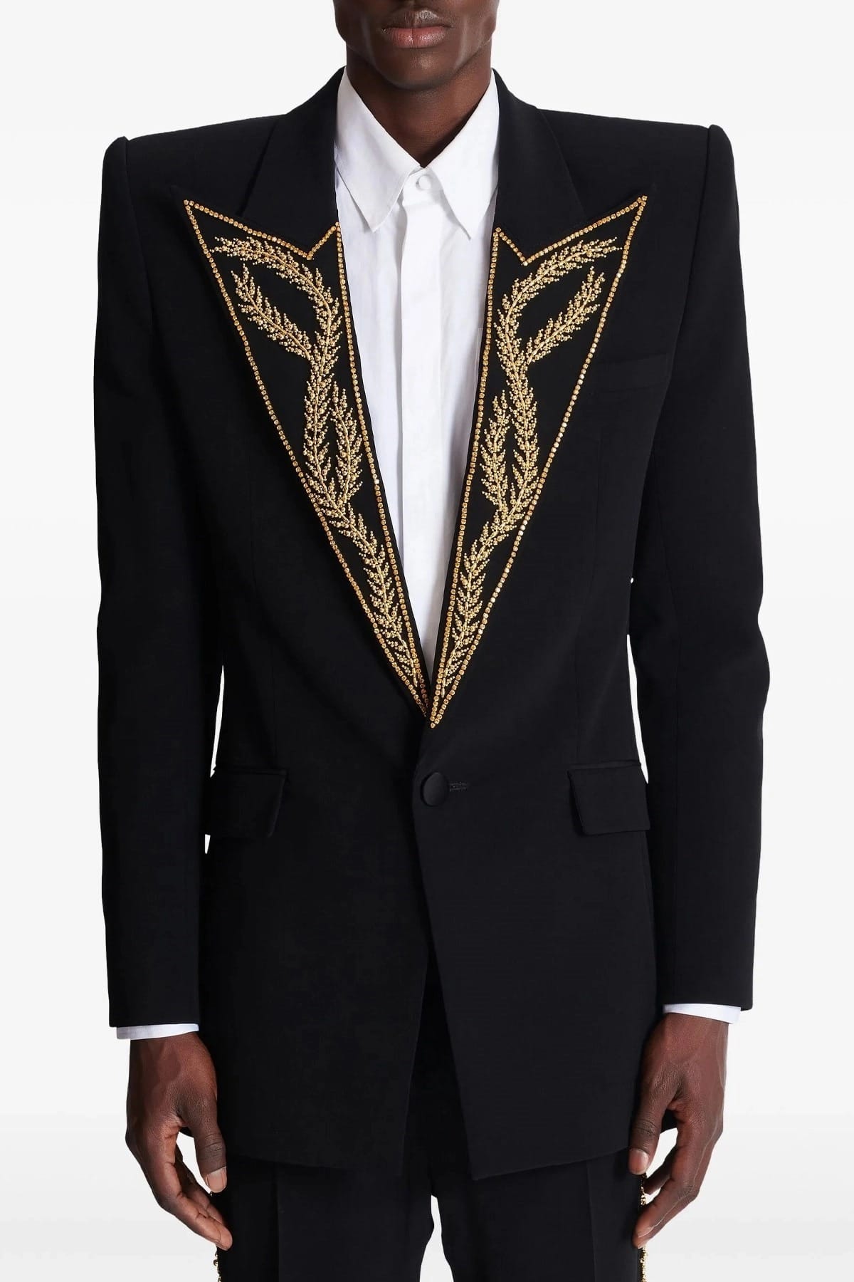 Balmain Leaf Embroidery Blazer - alternate view