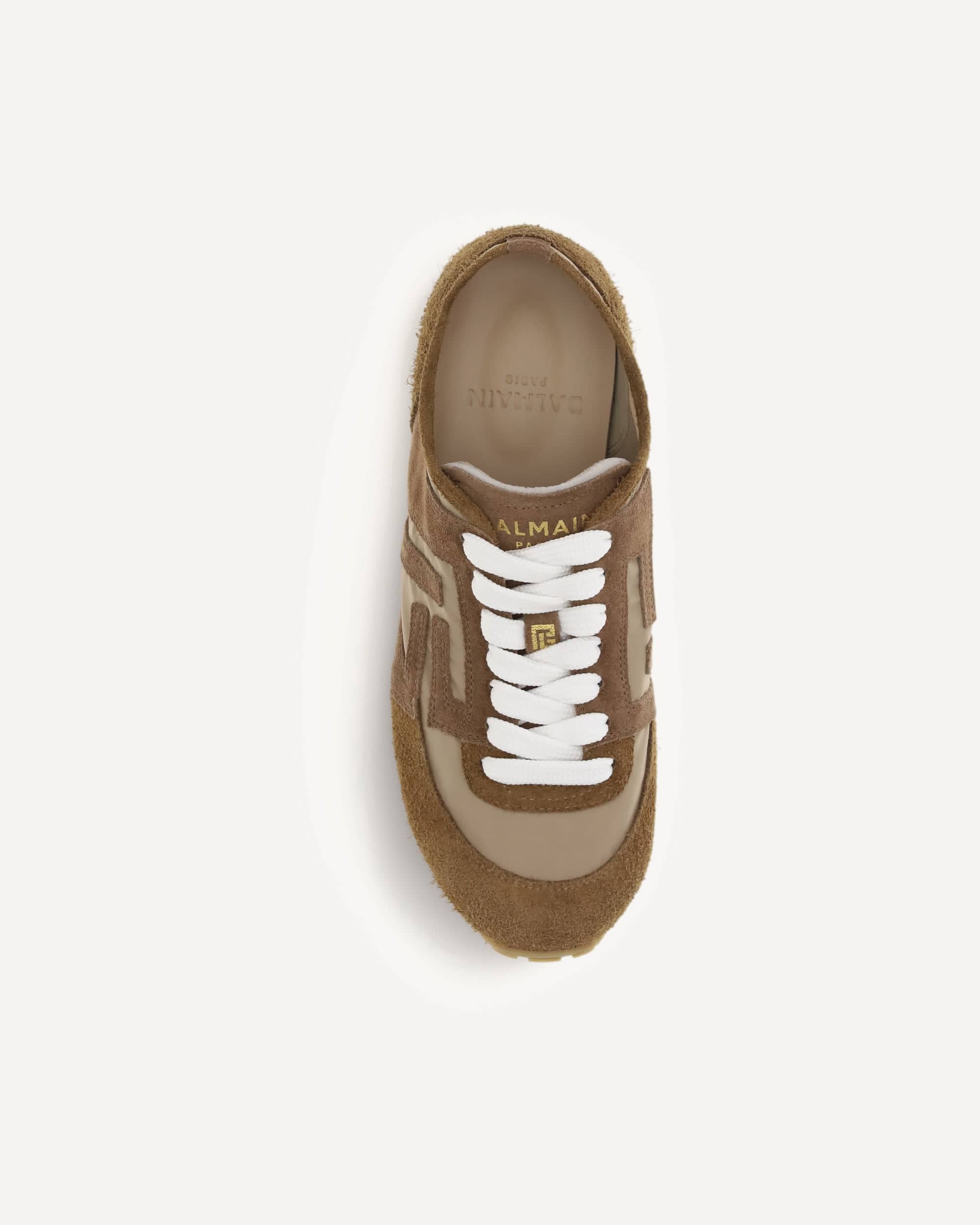 Balmain Leather Racer Sneakers