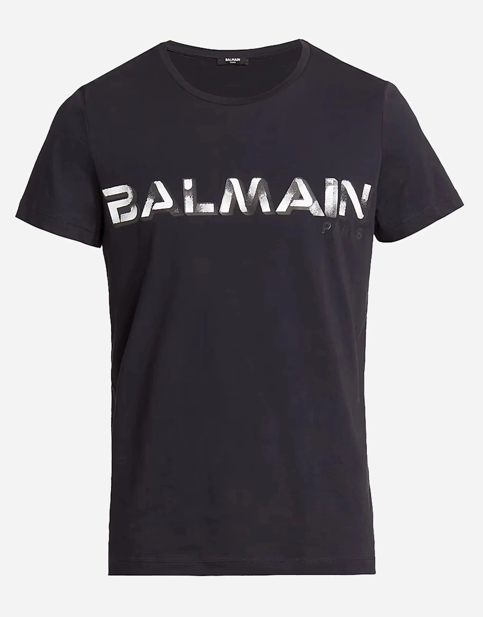 Balmain Lettering Logo Print T-Shirt