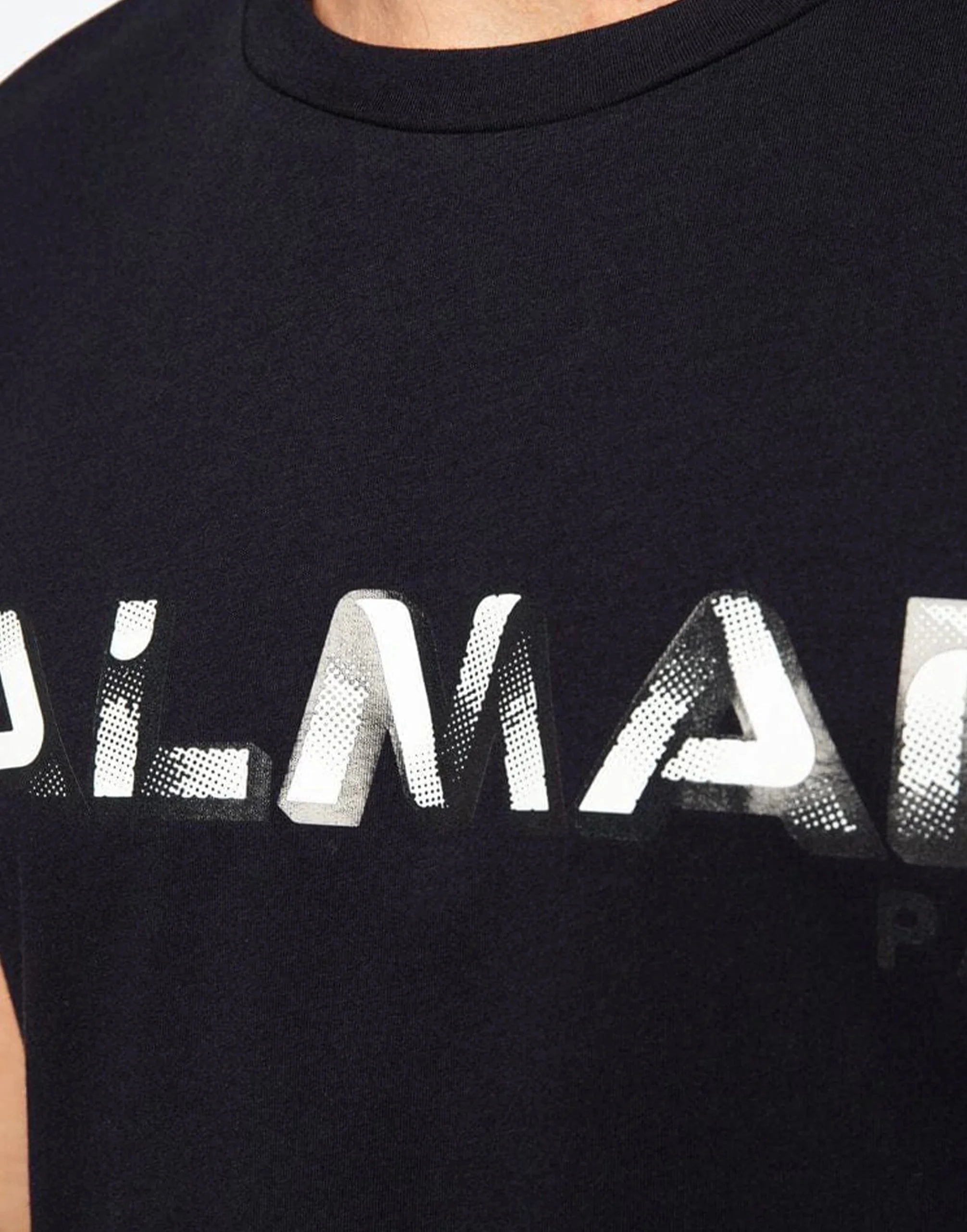 Balmain Lettering Logo Print T-Shirt
