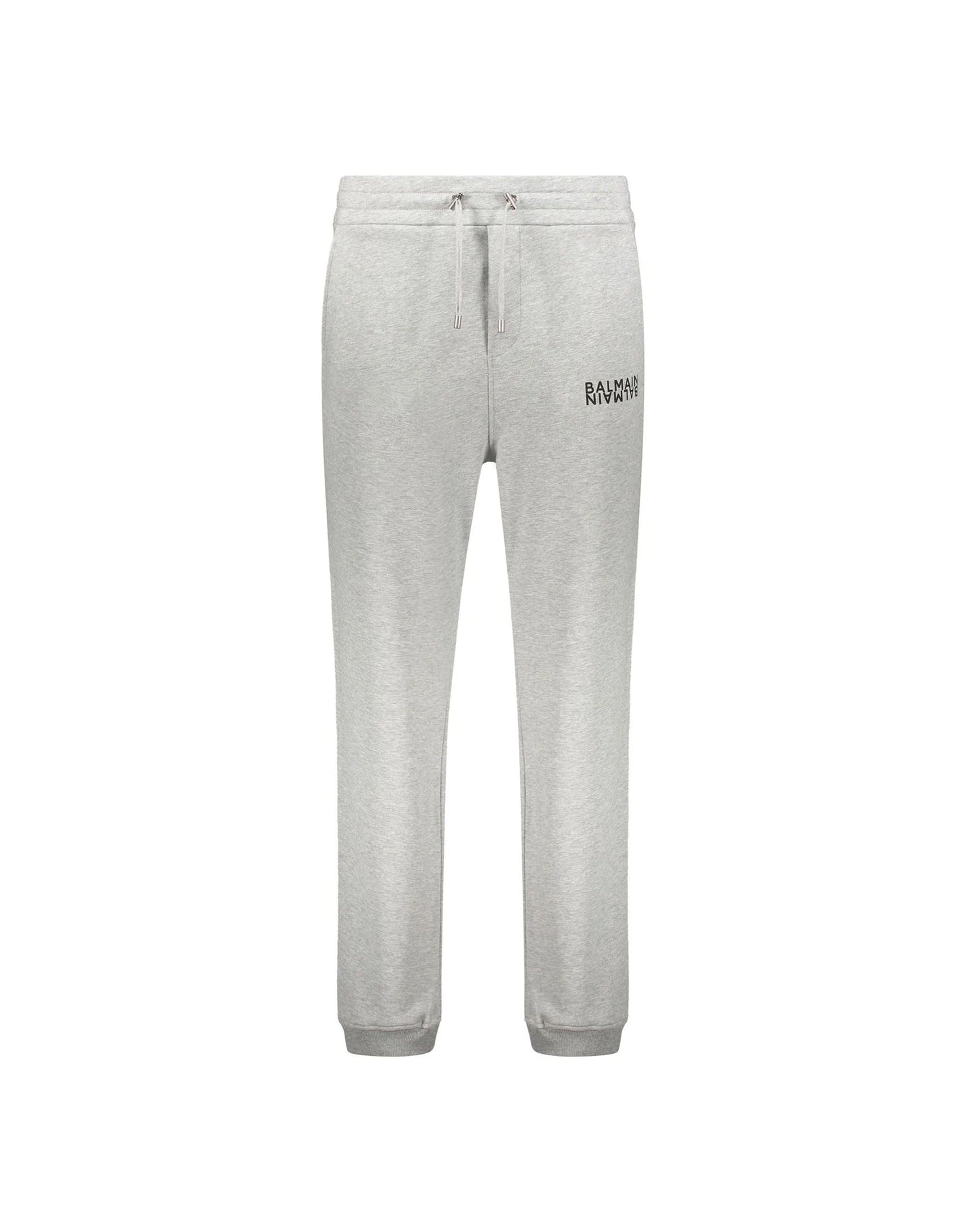 Balmain Logo Jogging Pants In Cotton