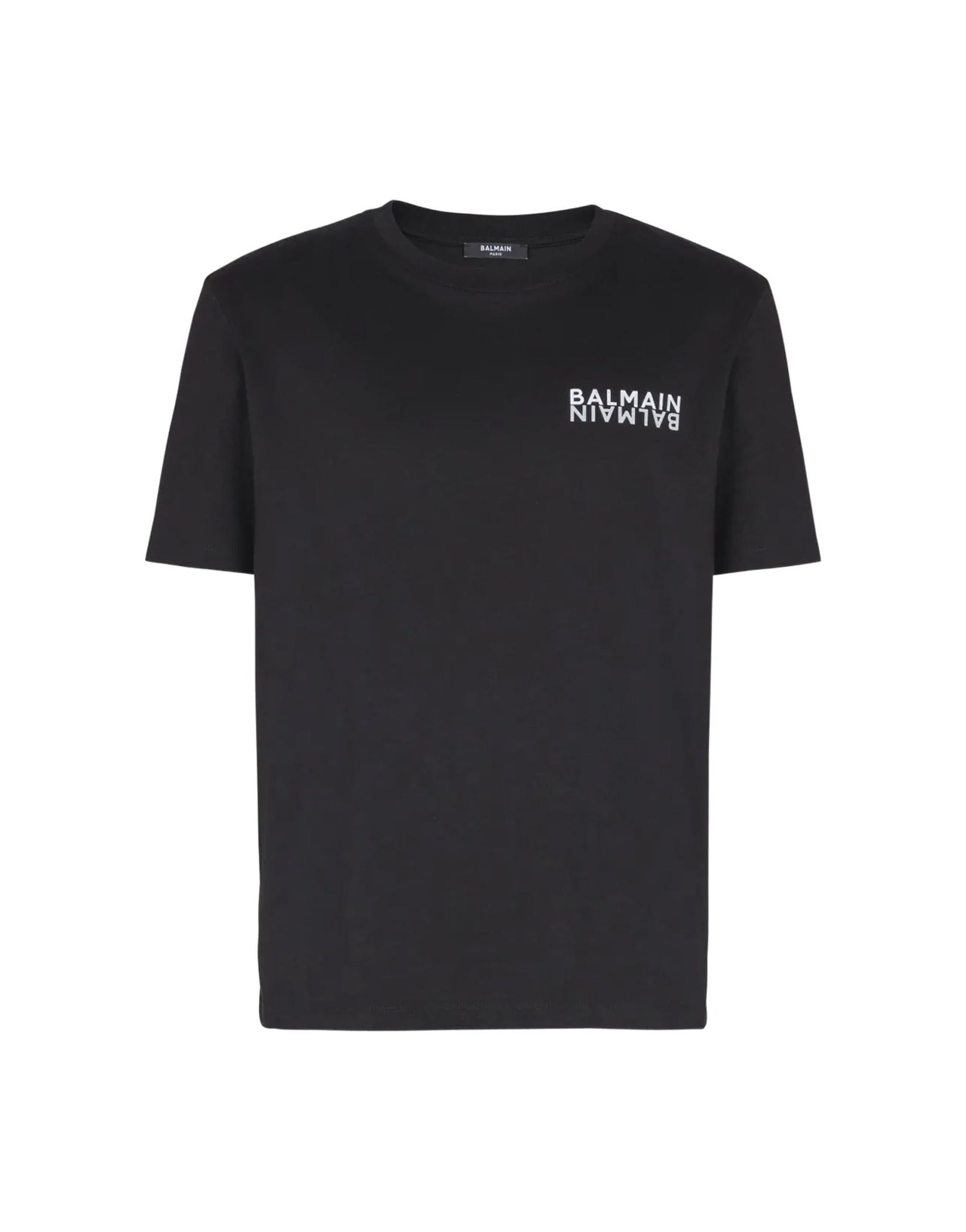 Balmain Logo-Print Cotton T-Shirt