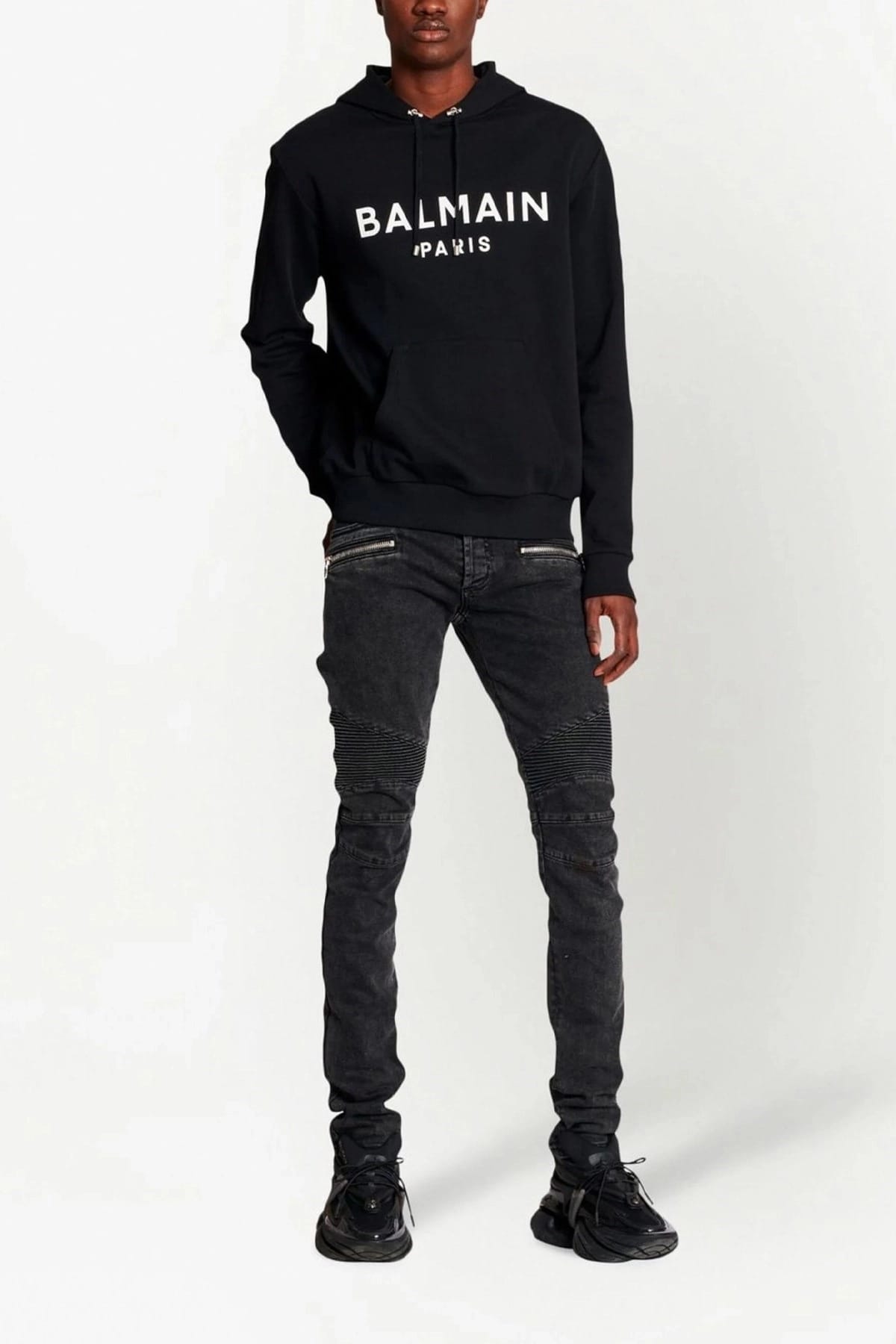 Balmain Balmain Logo Print Hoodie