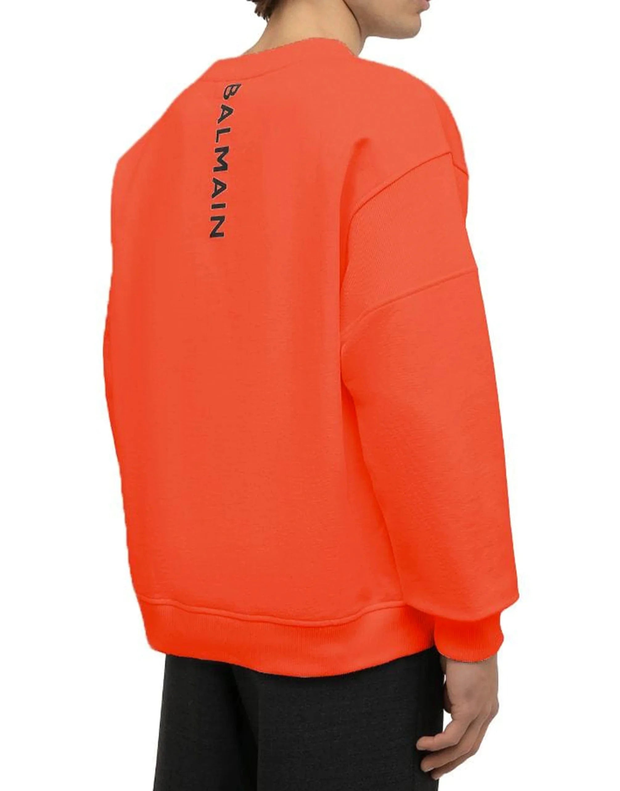 Balmain Logo Print Sweatshirt