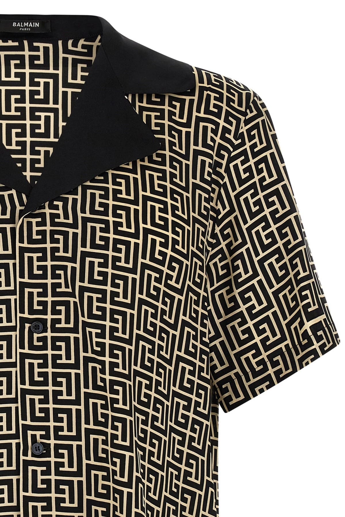 Balmain Balmain Monogram Bowling Shirt