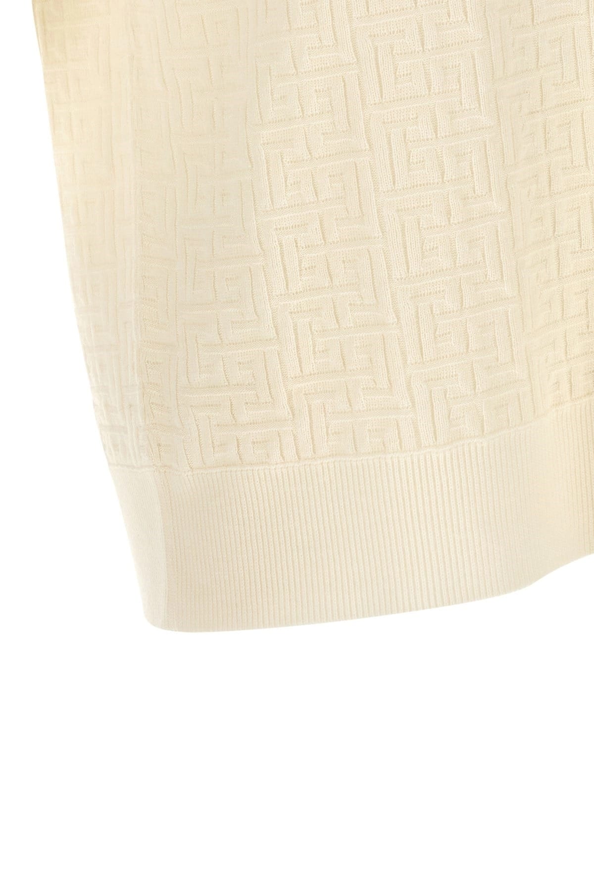 Balmain Balmain Monogram Jacquard Polo Shirt