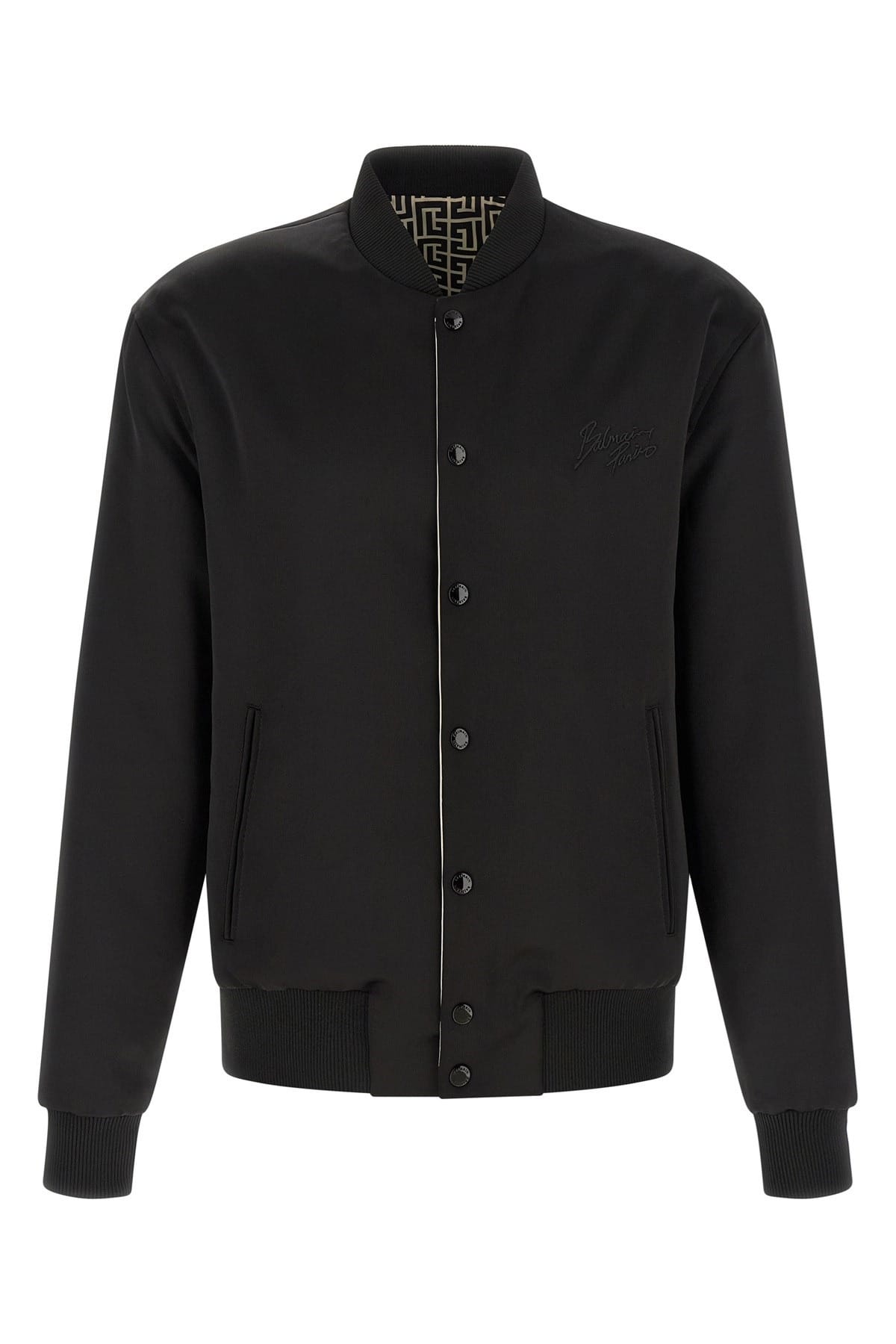 Balmain Balmain Monogram Reversible Bomber Jacket
