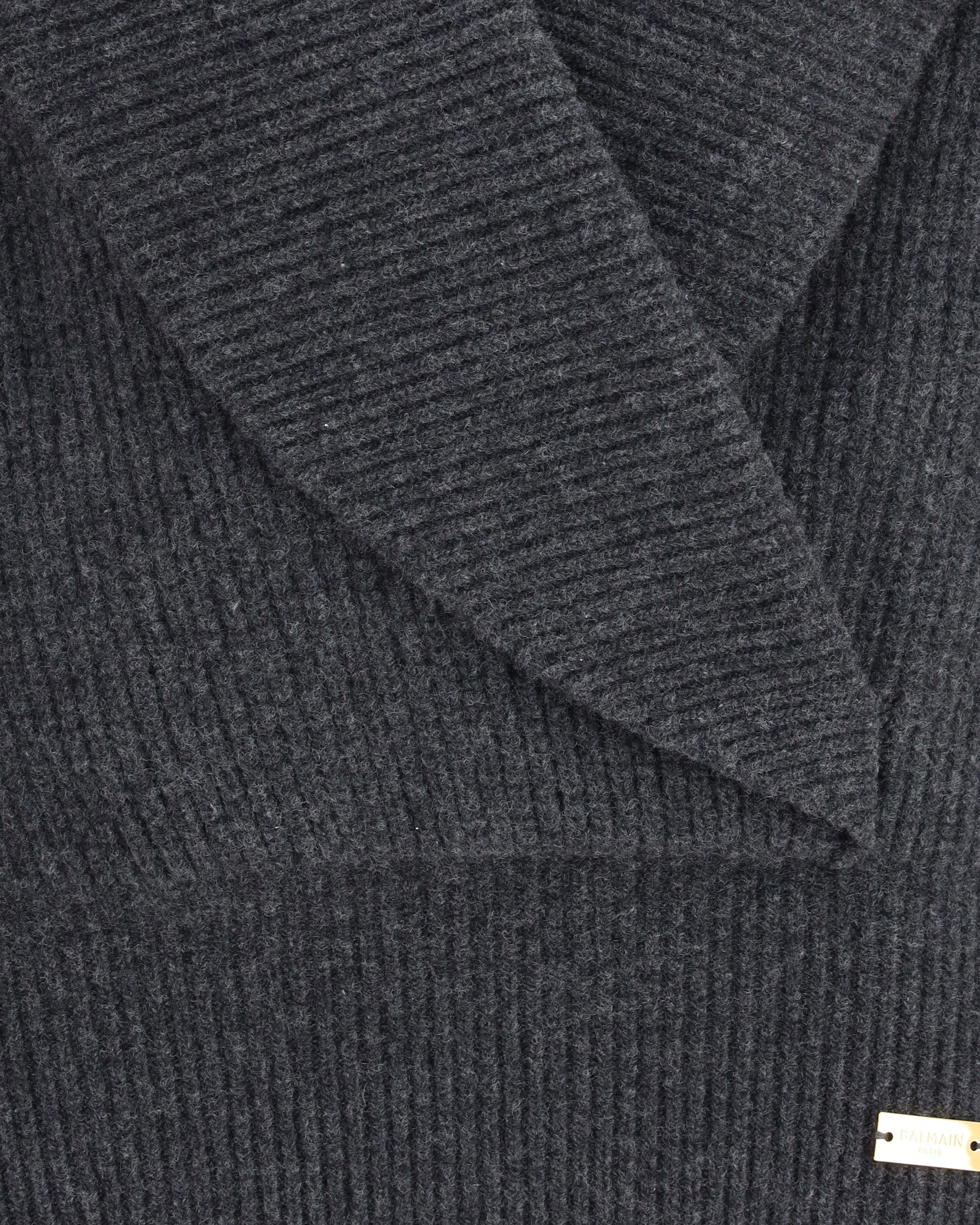 Balmain Oversized Wrap-Effect Sweater
