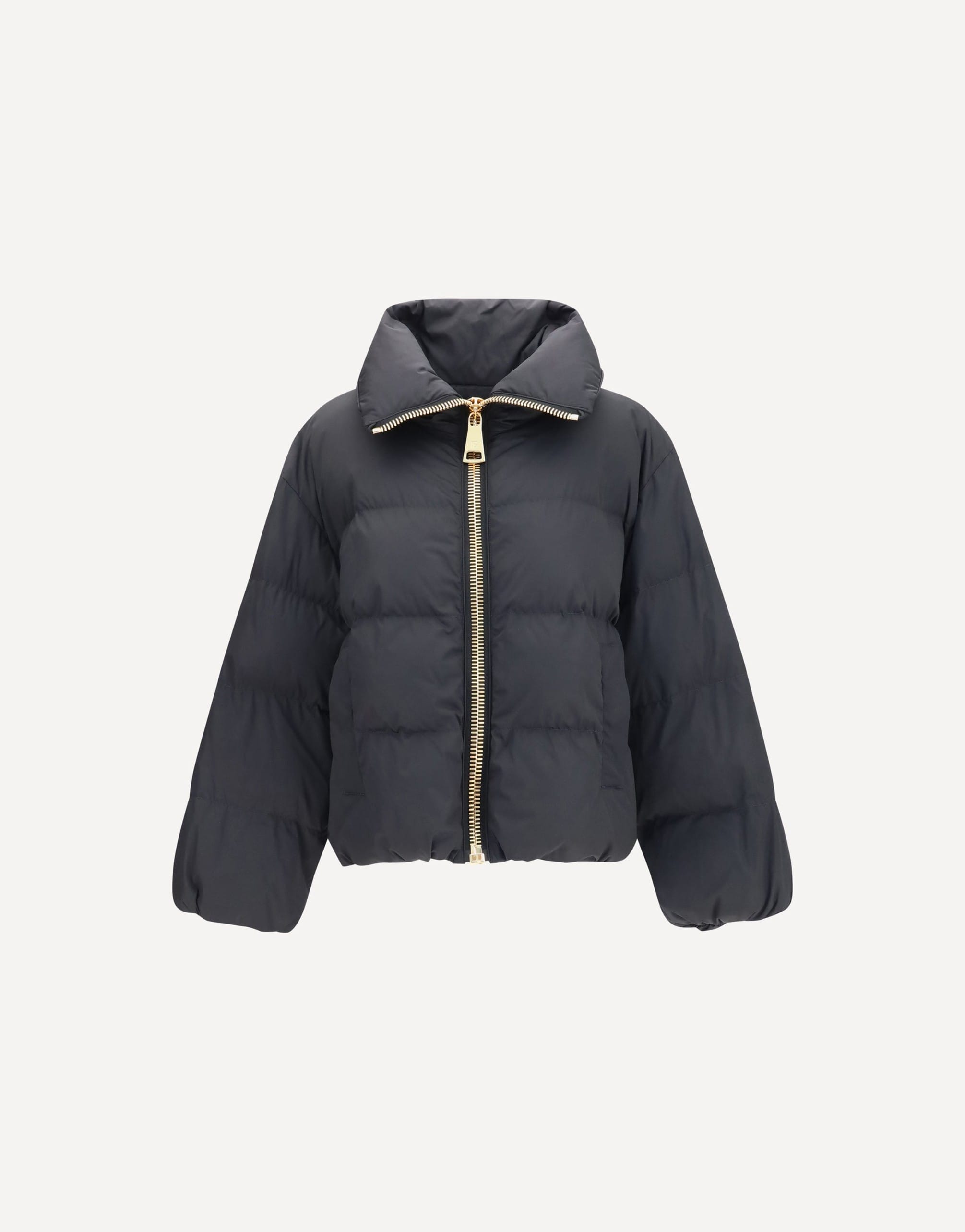 Balmain Padded High-Neck Jacket