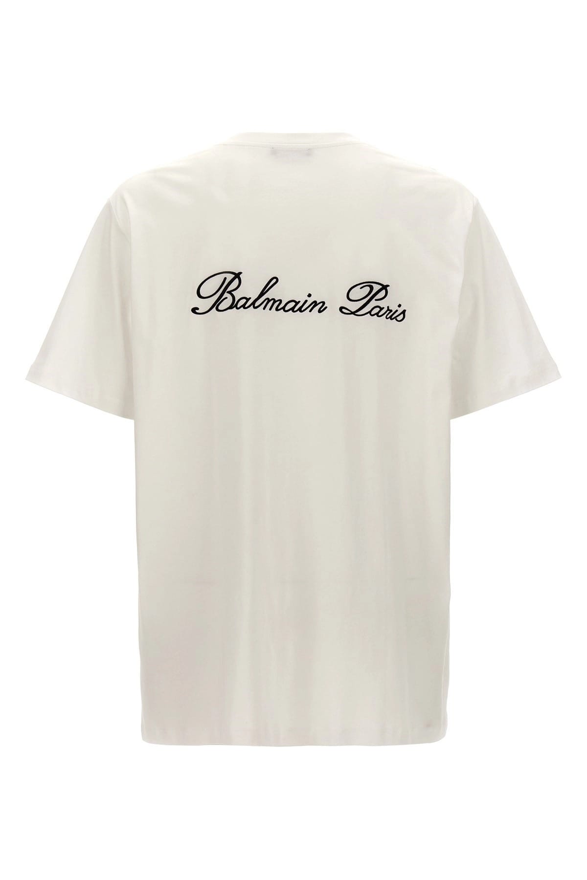 Balmain Balmain Signature Cotton Crewneck T-Shirt