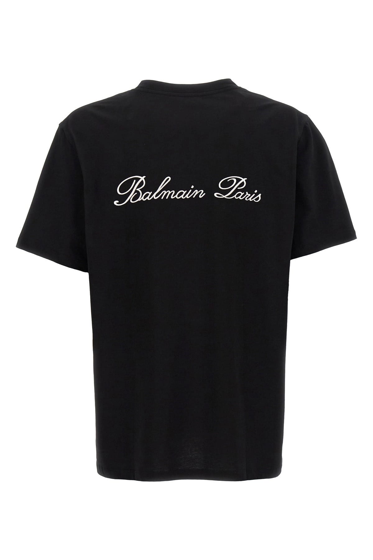 Balmain Signature Logo Embroidered T-Shirt | Sendegaro ZA