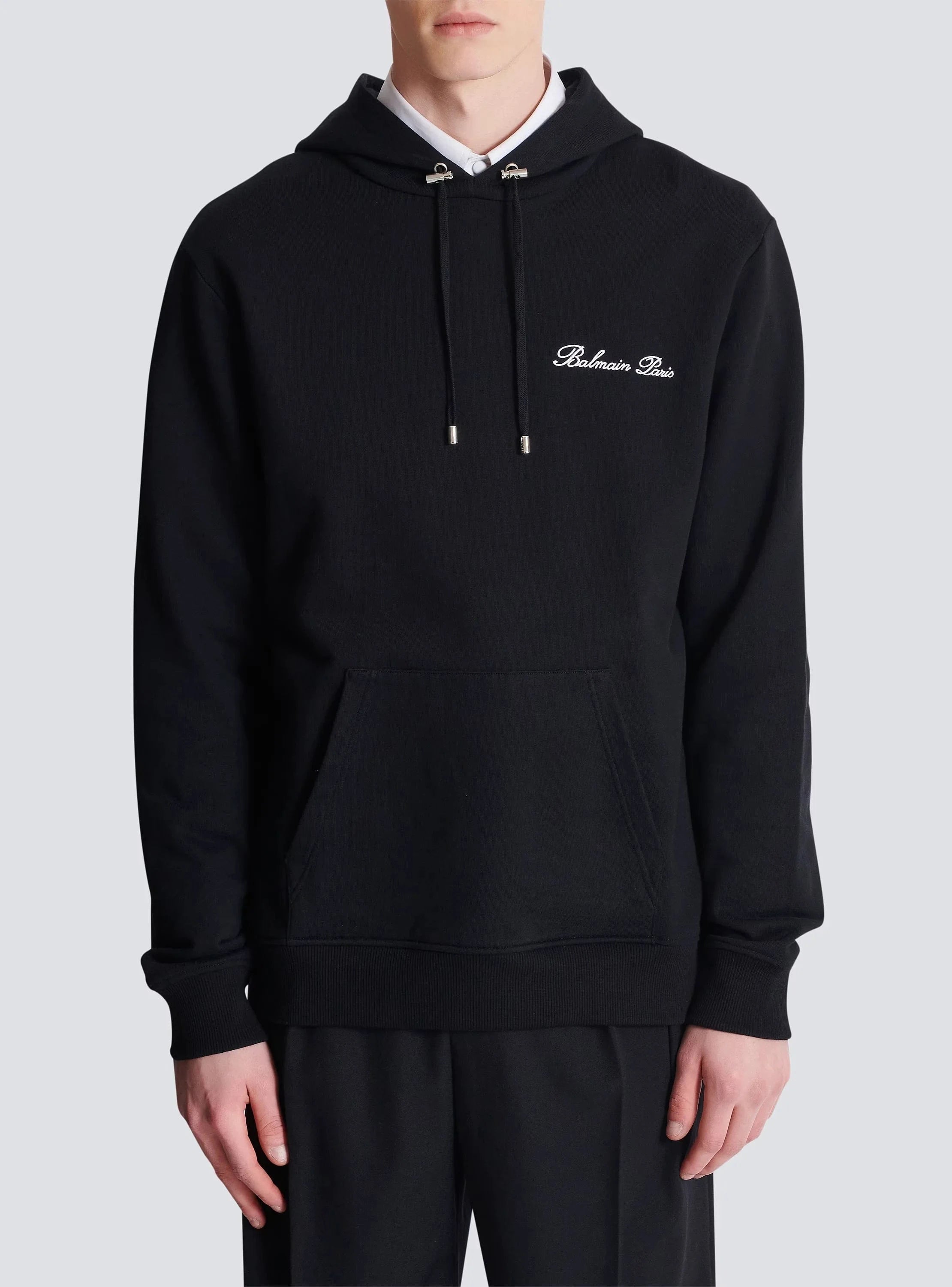 Balmain Signature Logo Hoodie