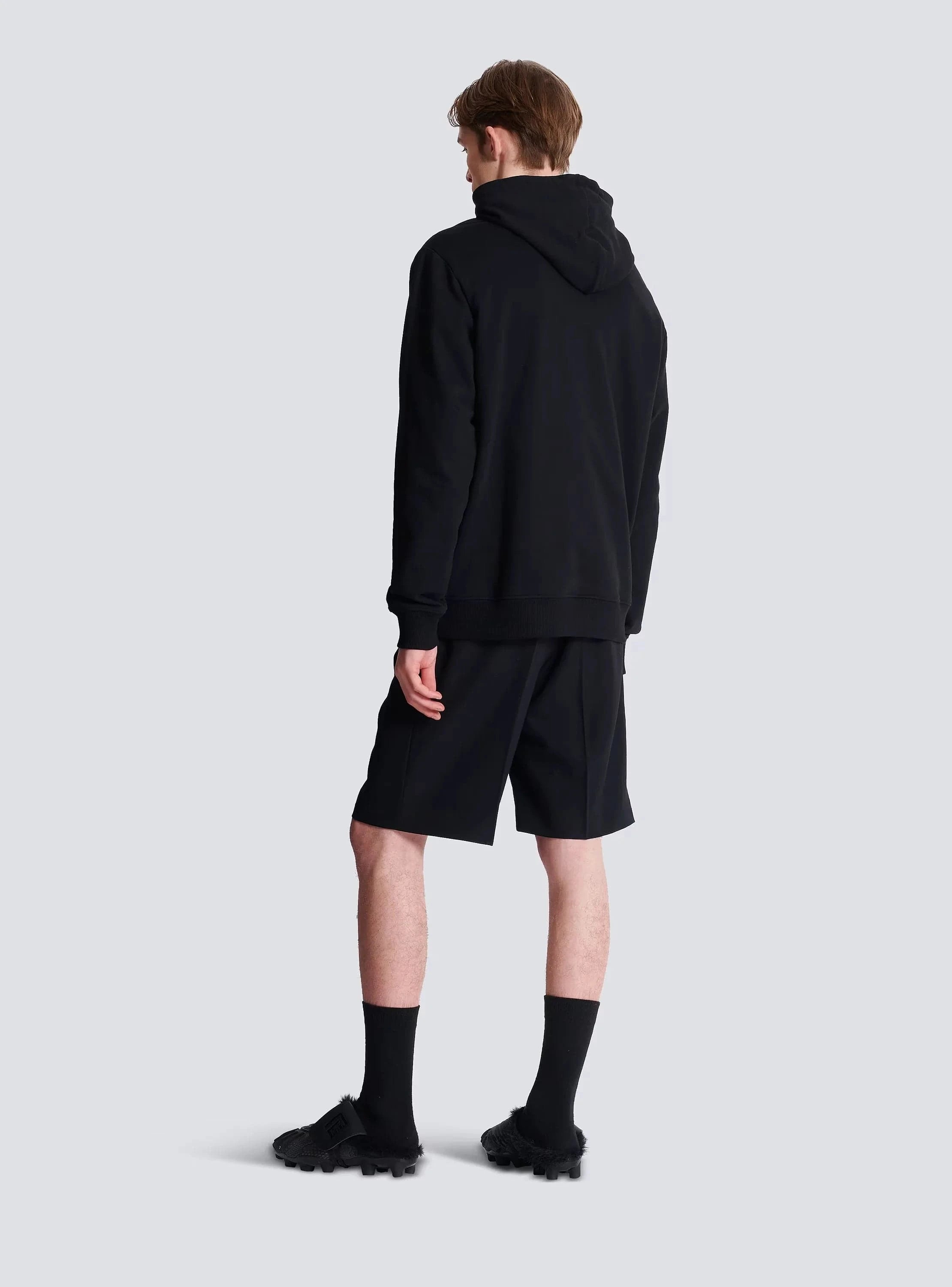 Balmain Signature Logo Hoodie