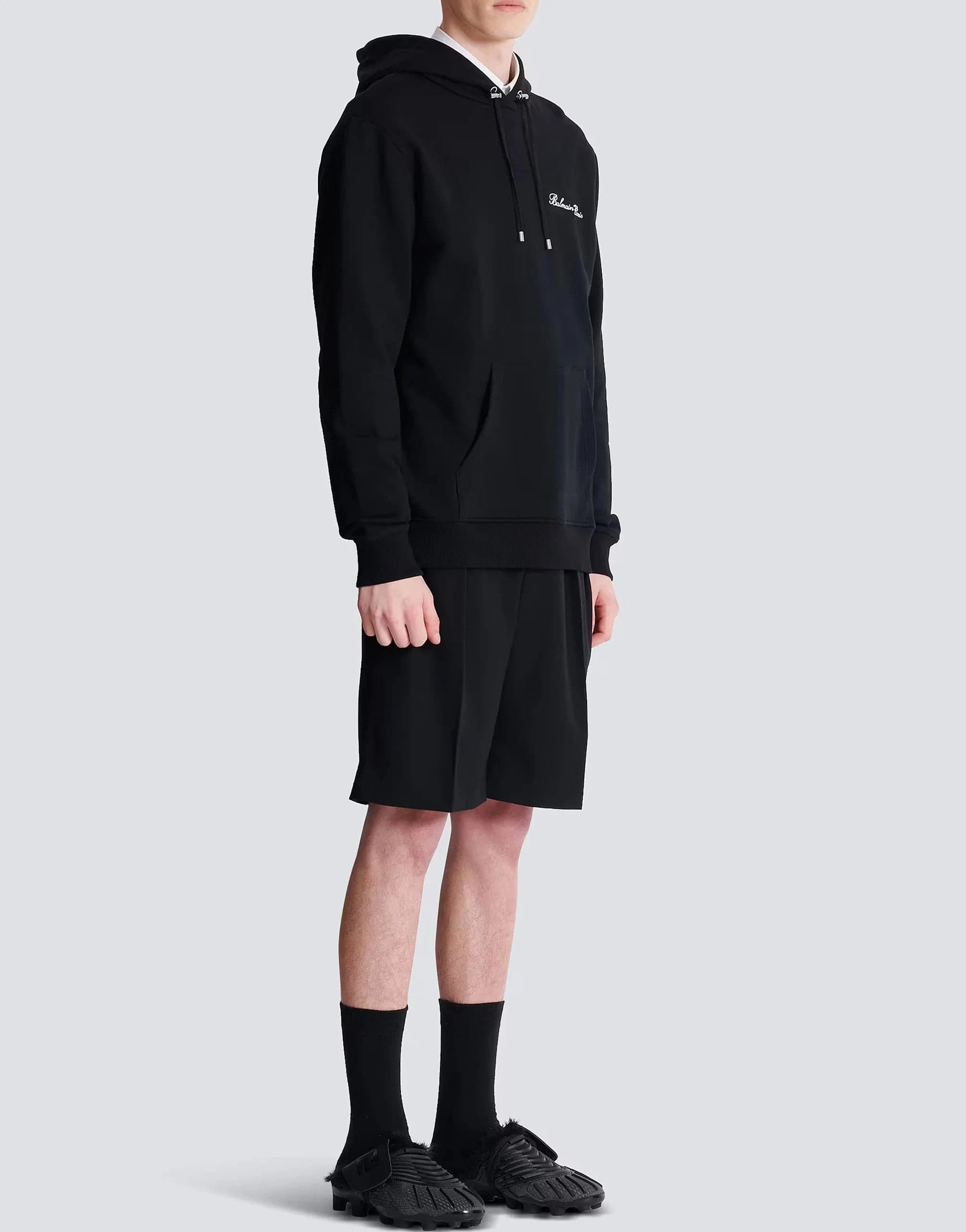 Balmain Signature Logo Hoodie | Sendegaro US