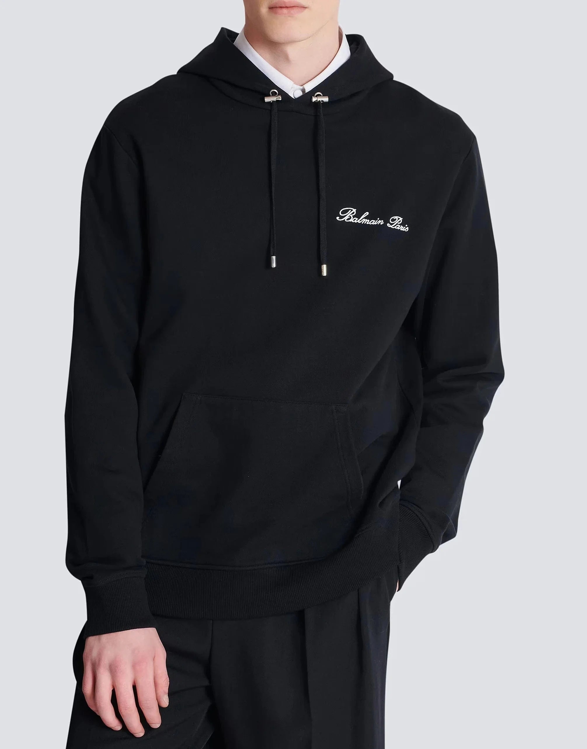 Balmain Signature Logo Hoodie