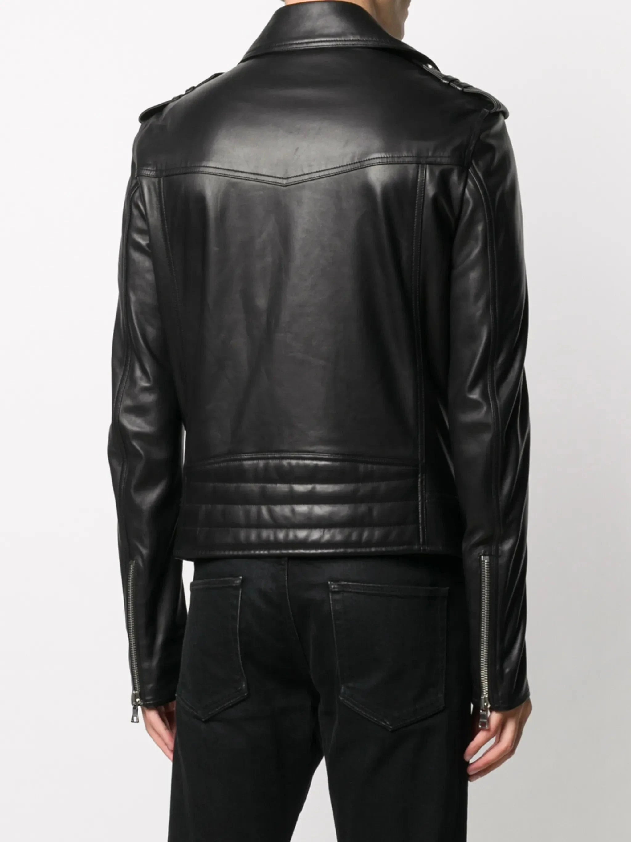 BALMAIN バルマン　スモーキングジャケット　ブラック BALMAIN - 【ラスト1点】BH1 NYLON BOMBER JACKET / ボンバー