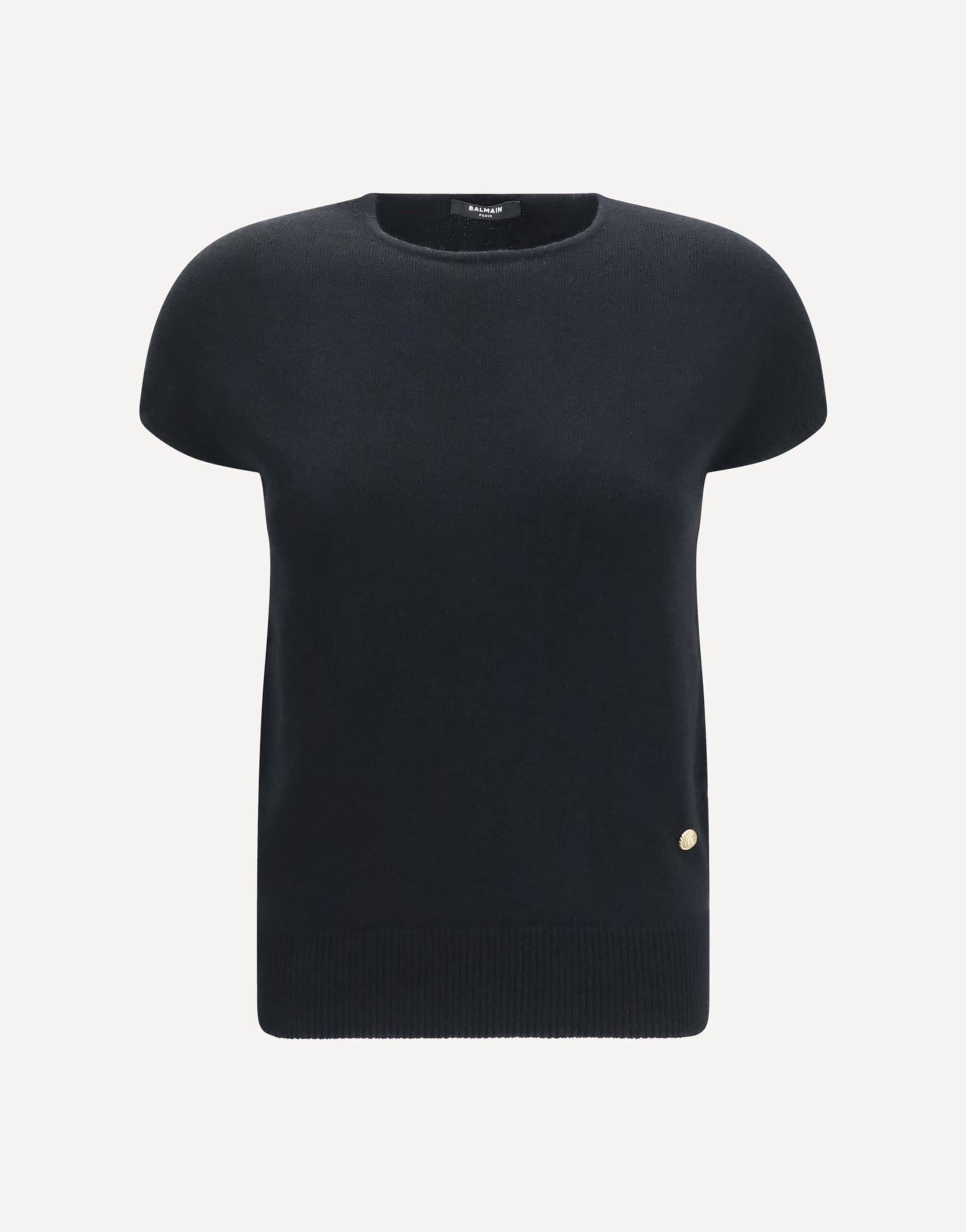 Balmain Balmain Sleeveless Wool Cashmere Sweater