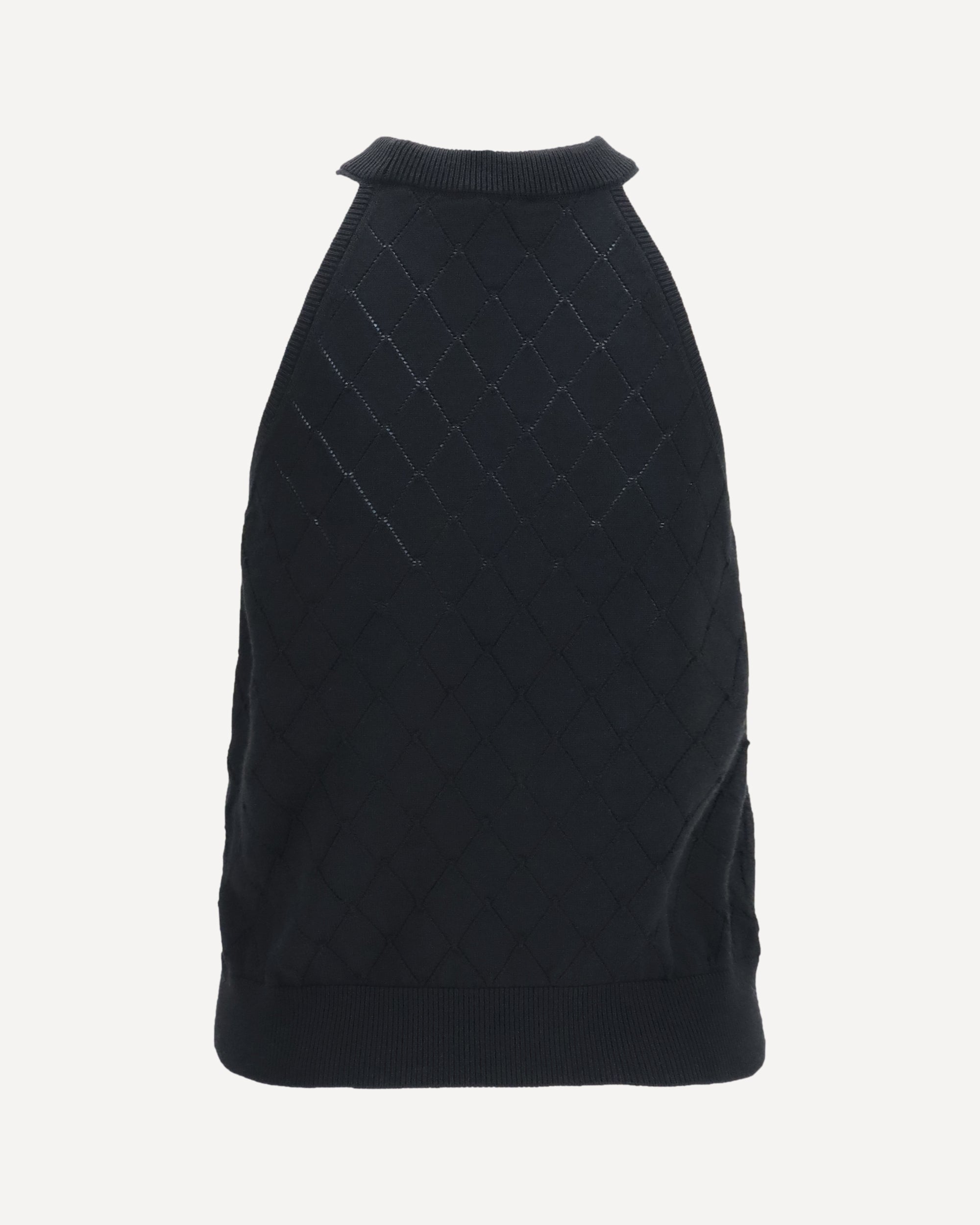 Balmain Balmain Sleeveless Wool Crewneck Top