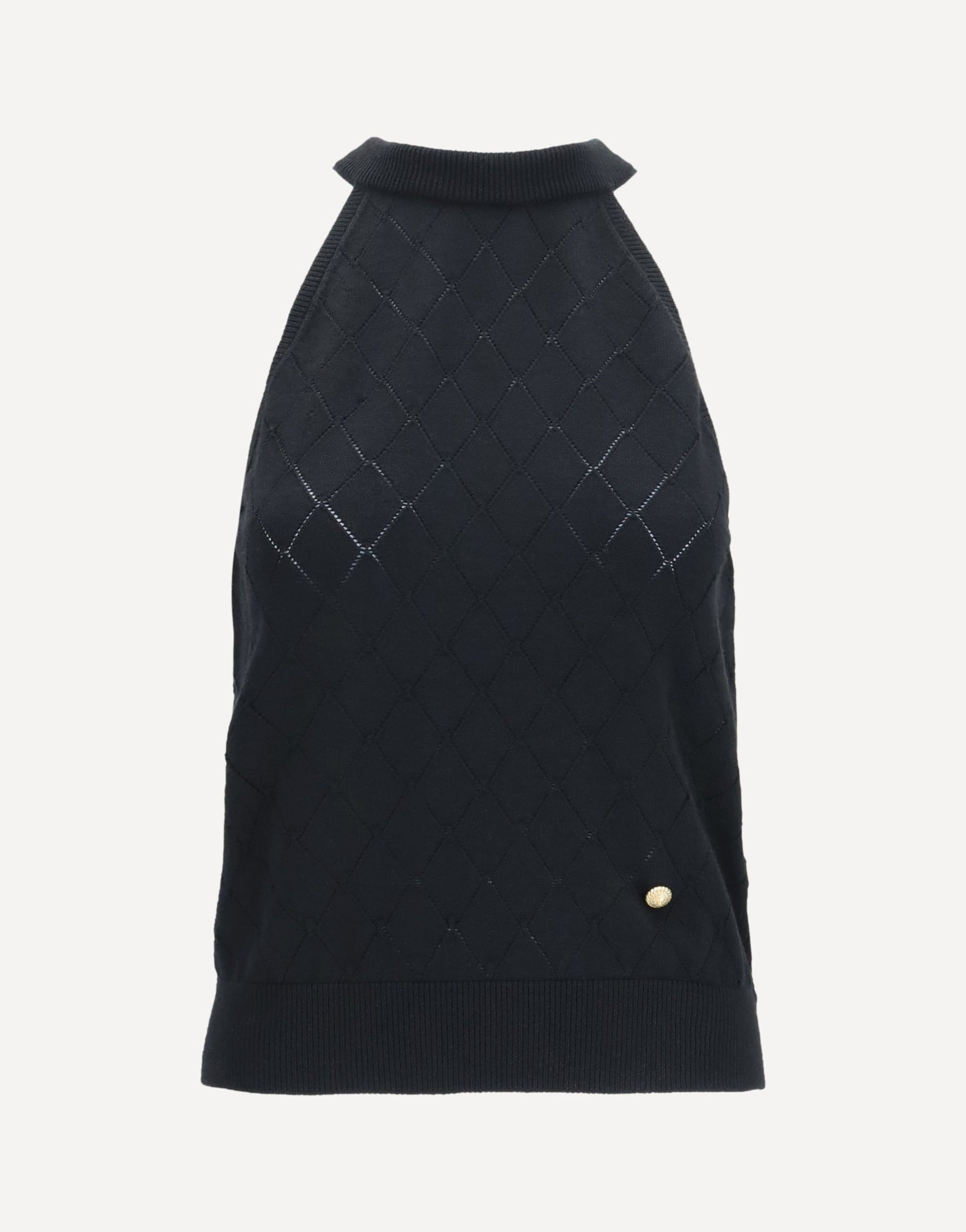 Balmain Balmain Sleeveless Wool Crewneck Top