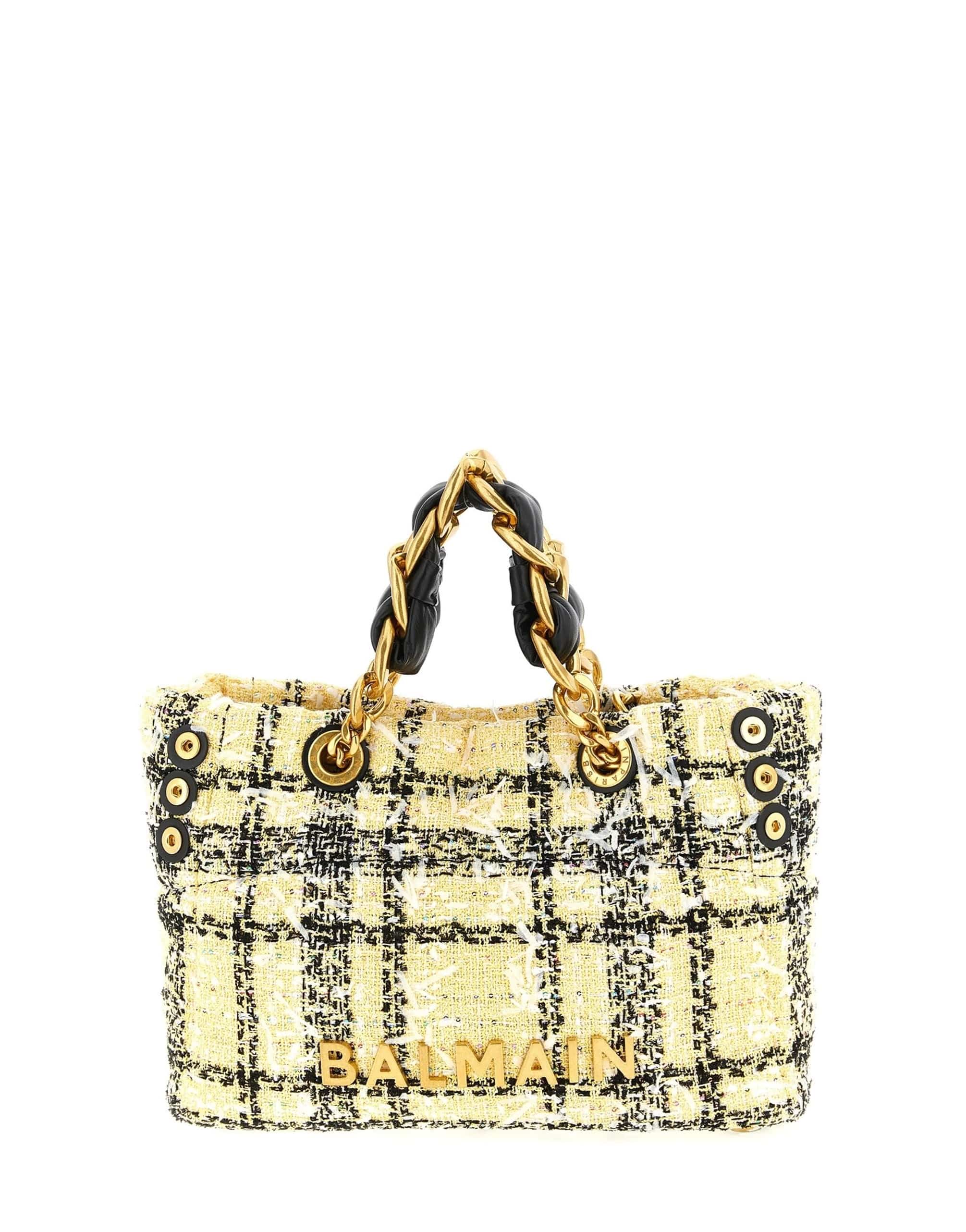 Balmain Balmain Soft Cabas Small Shopping Bag