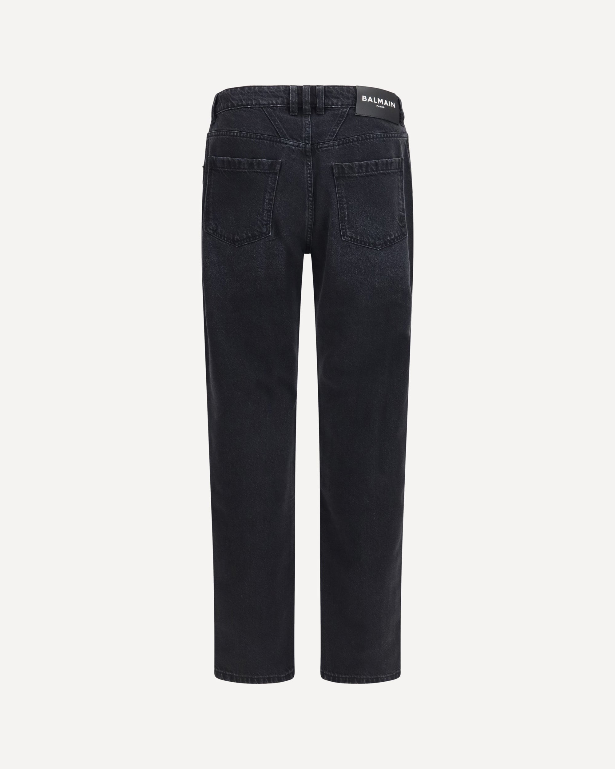 Balmain Jeans van denim met rechte pijp - alternate view