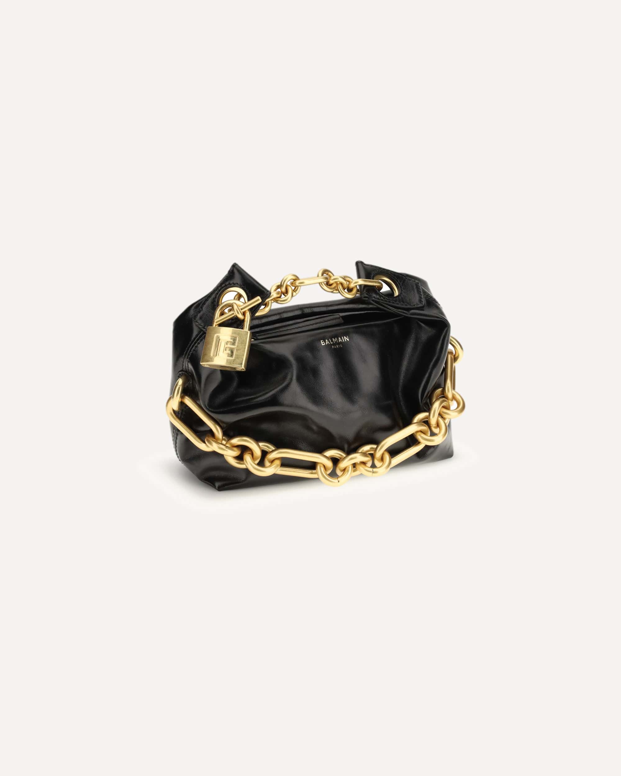 Balmain Sync Mini Leather Shoulder Bag - alternate view
