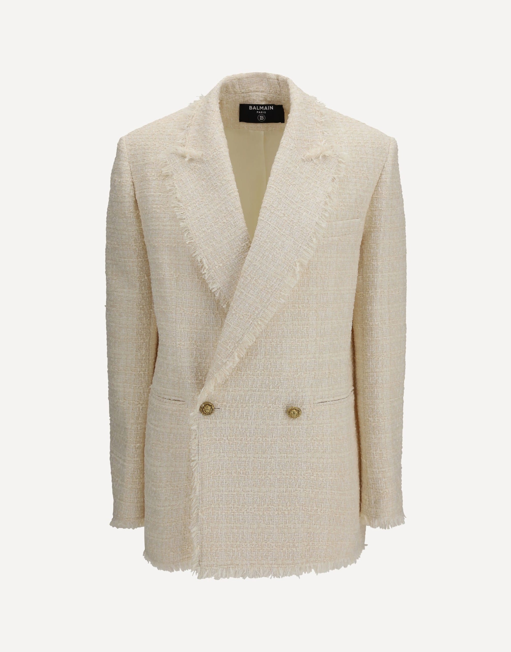 Balmain Two-Button Tweed Jacket