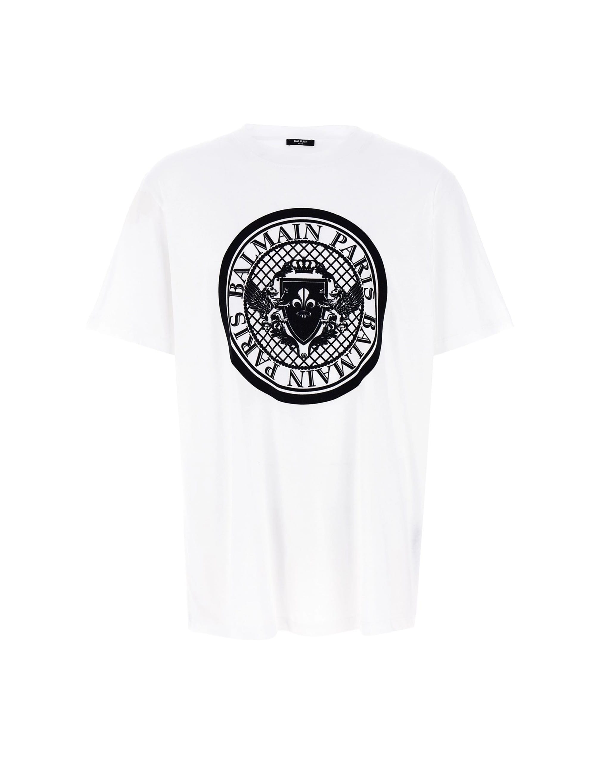Balmain Balmain Velvet Logo T-Shirt