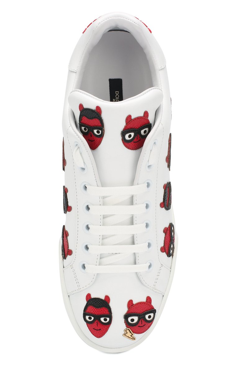 White Teufel Face Portofino Sneakers Schuhe