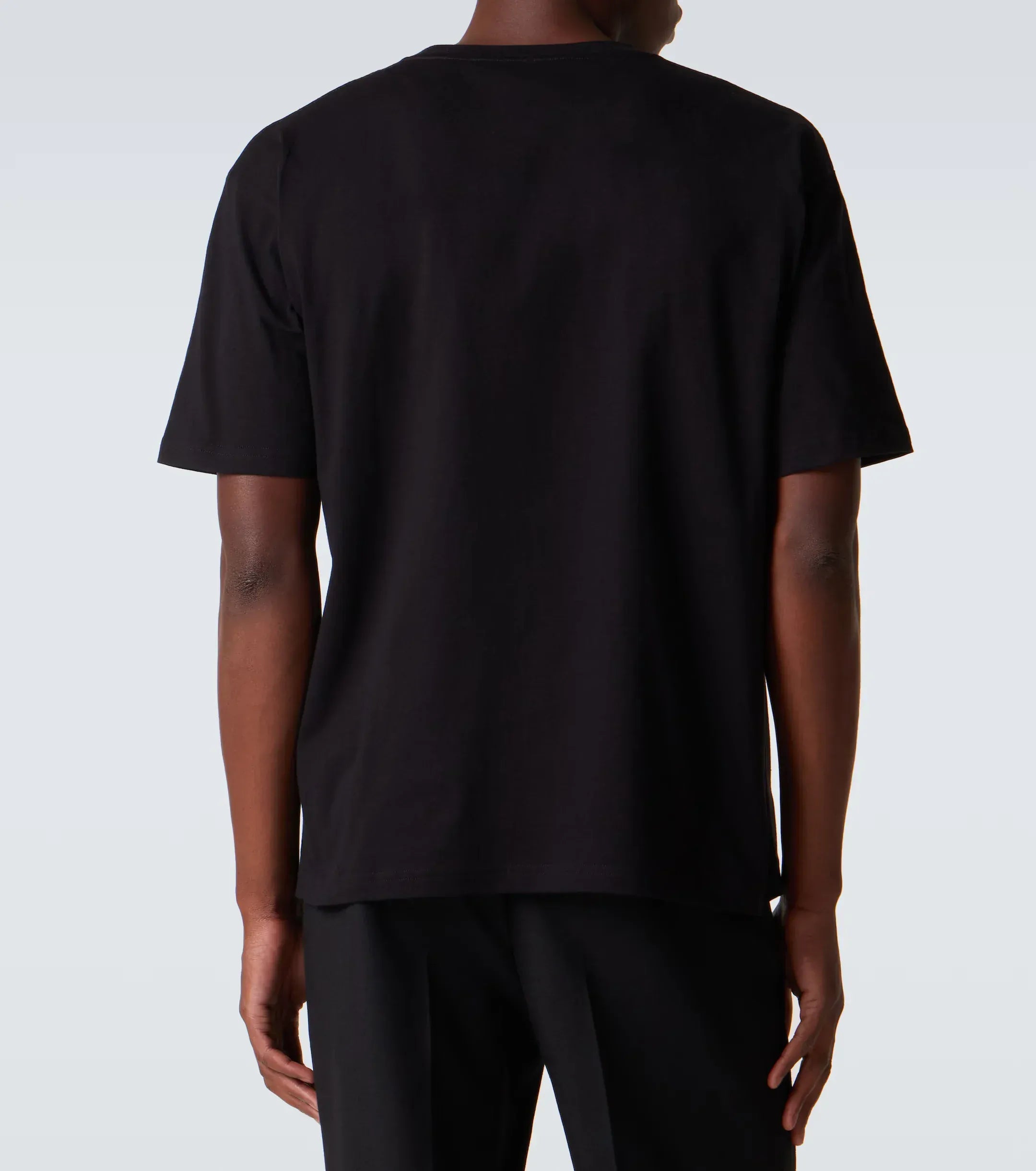 Valentino Black Cotton T-Shirt