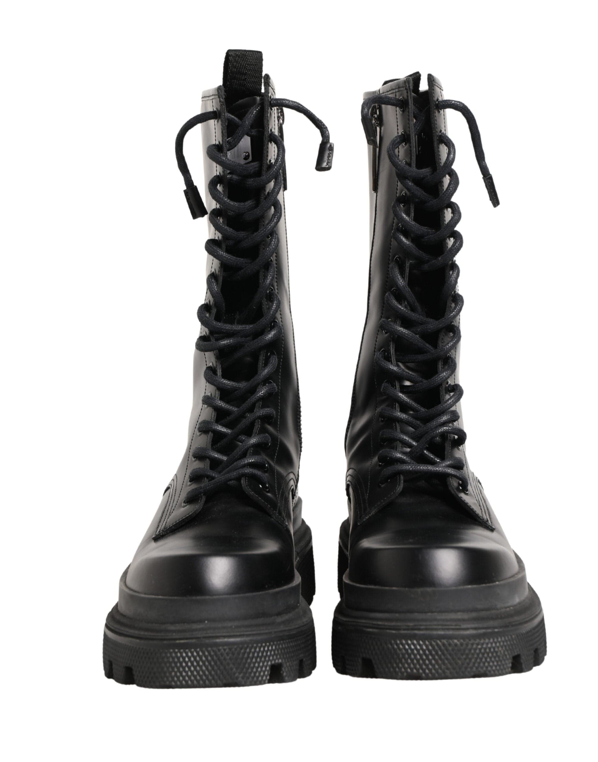 Dolce & Gabbana Chunky Platform Lace-Up Boots | Sendegaro