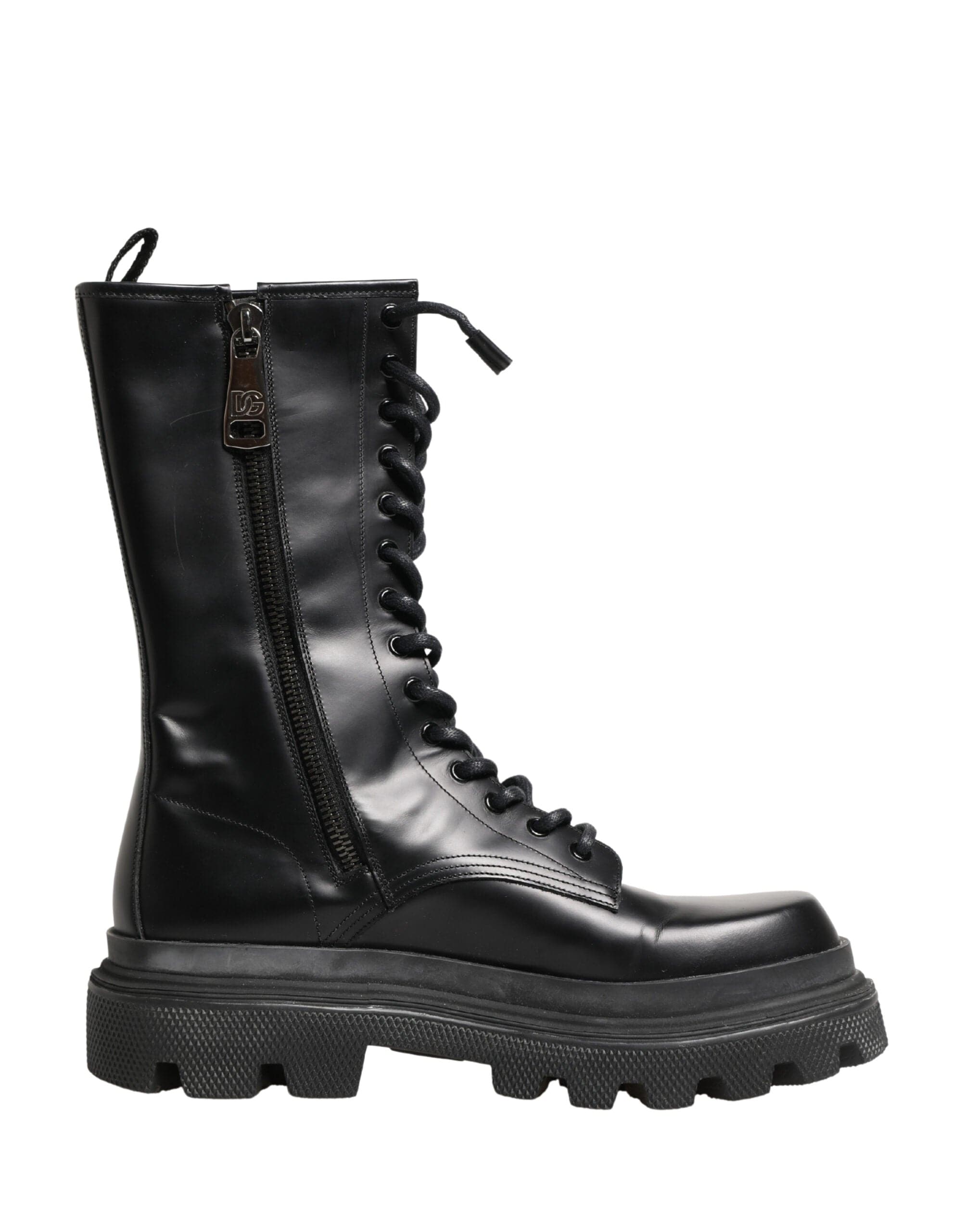 Dolce & Gabbana Chunky Platform Lace-Up Boots | Sendegaro
