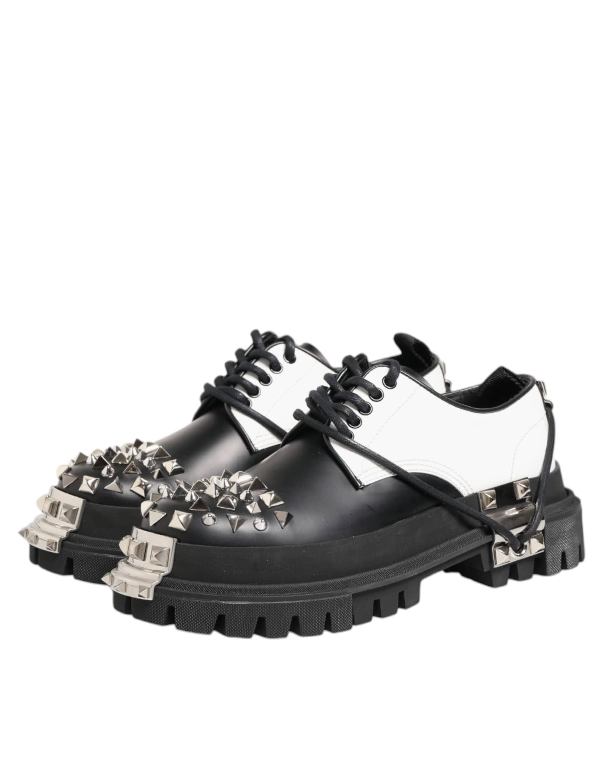 Dolce & Gabbana Sapatos Derby Hi-Trekking de Couro com Tachas
