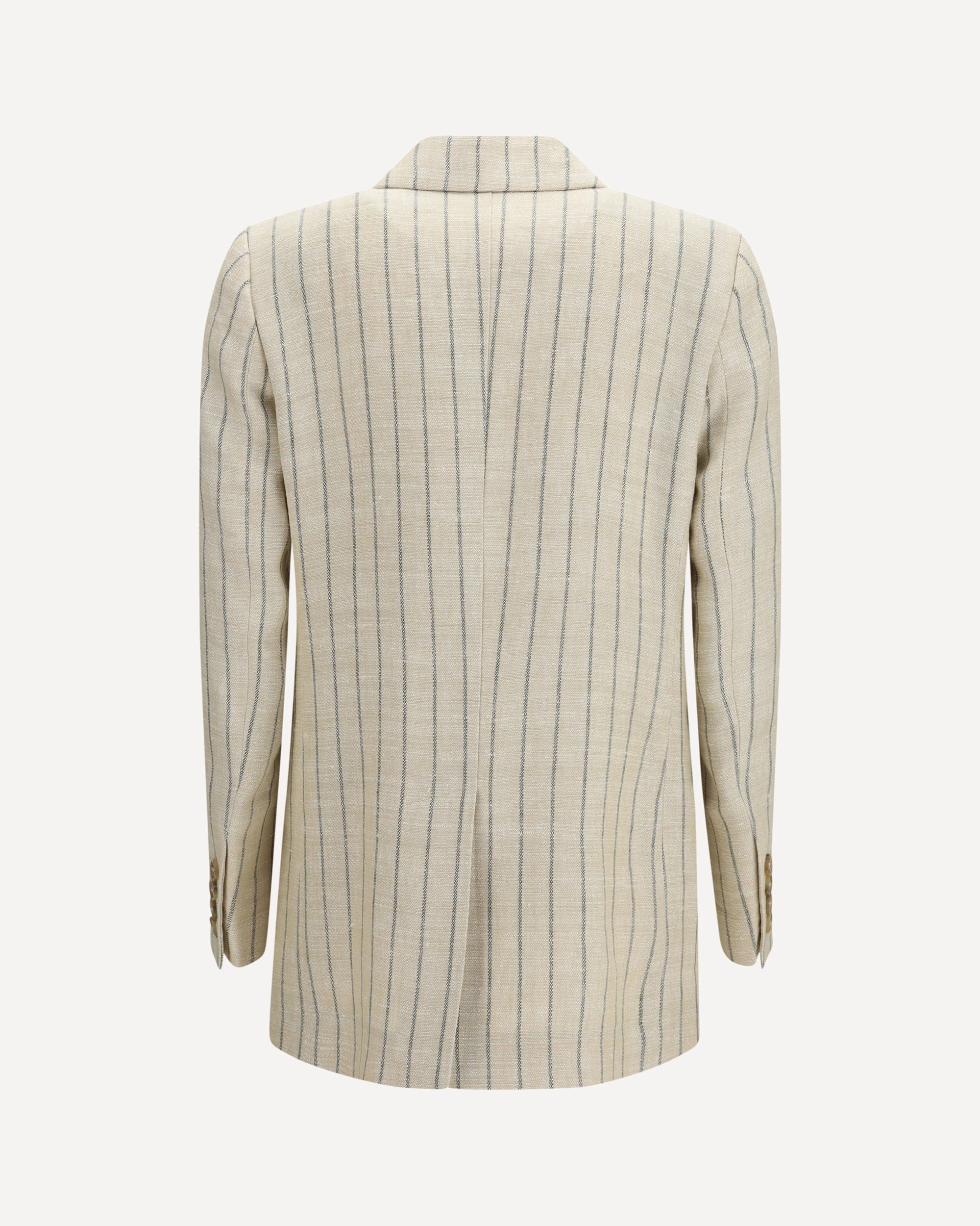 Blazé Milano Serene Tea Pinstripe Double-Breasted Blazer - alternate view
