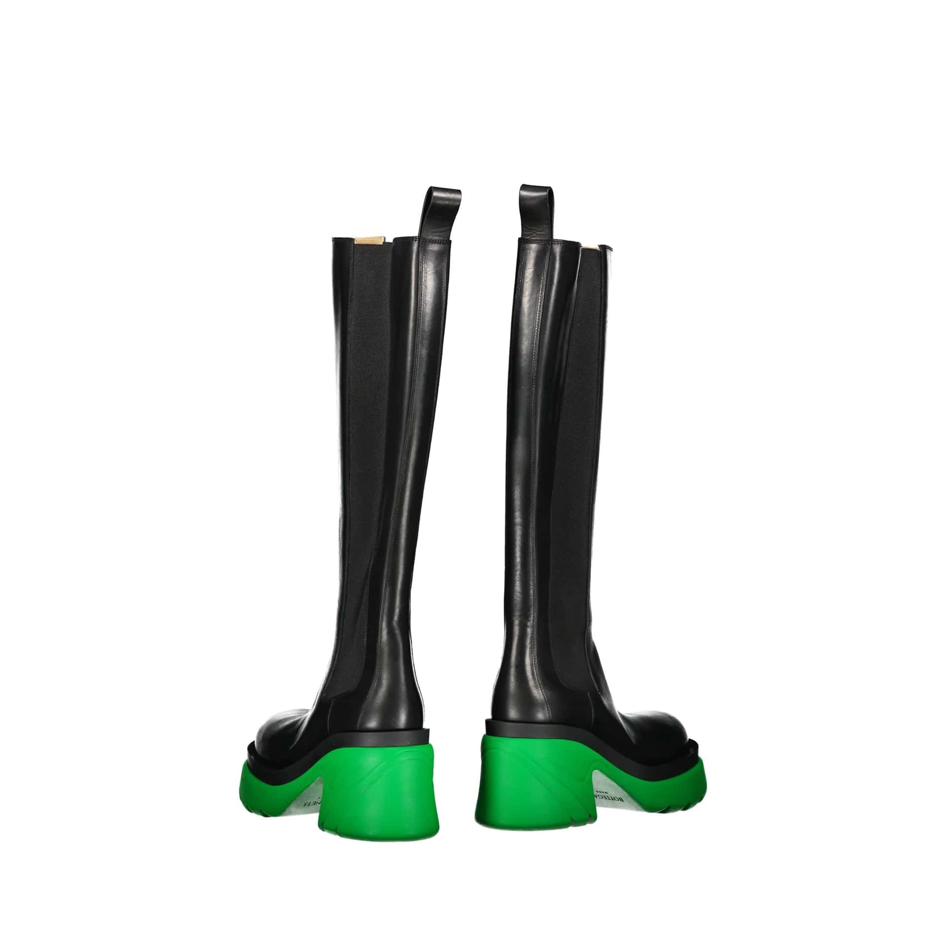 Bottega Veneta Flash Leather Round Toe Boots