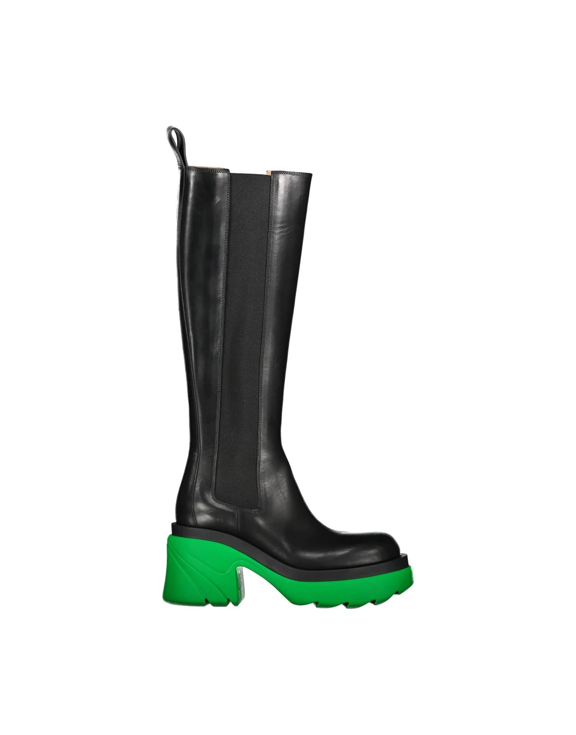 Bottega Veneta Flash Leather Round Toe Boots