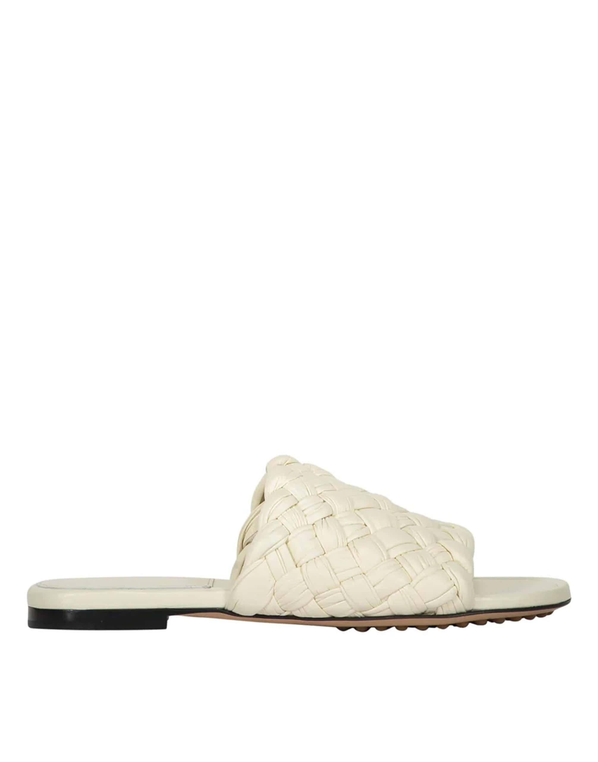 Bottega Veneta Leather Square Toe Mules