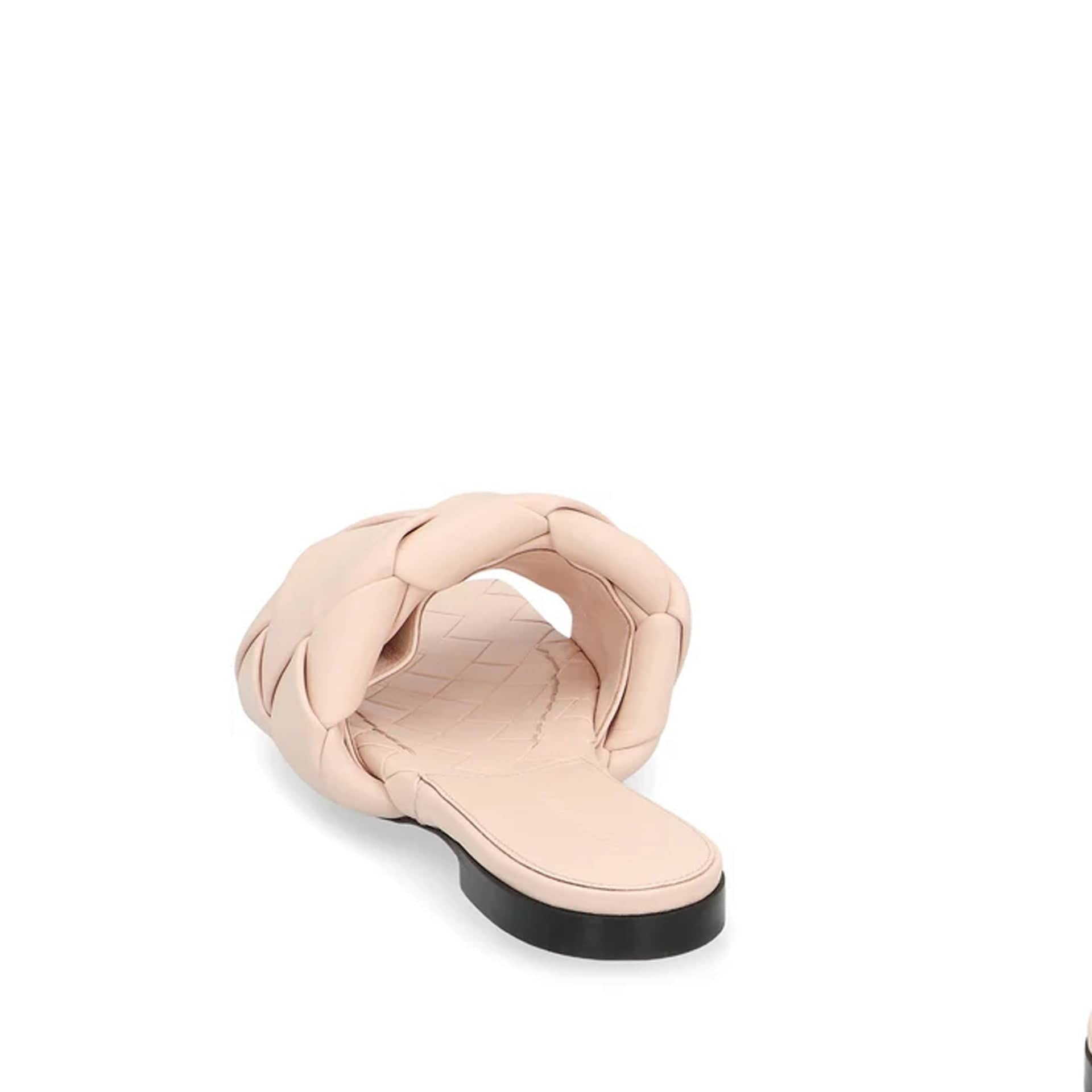 Bottega Veneta Lido Leather Flat Sandals